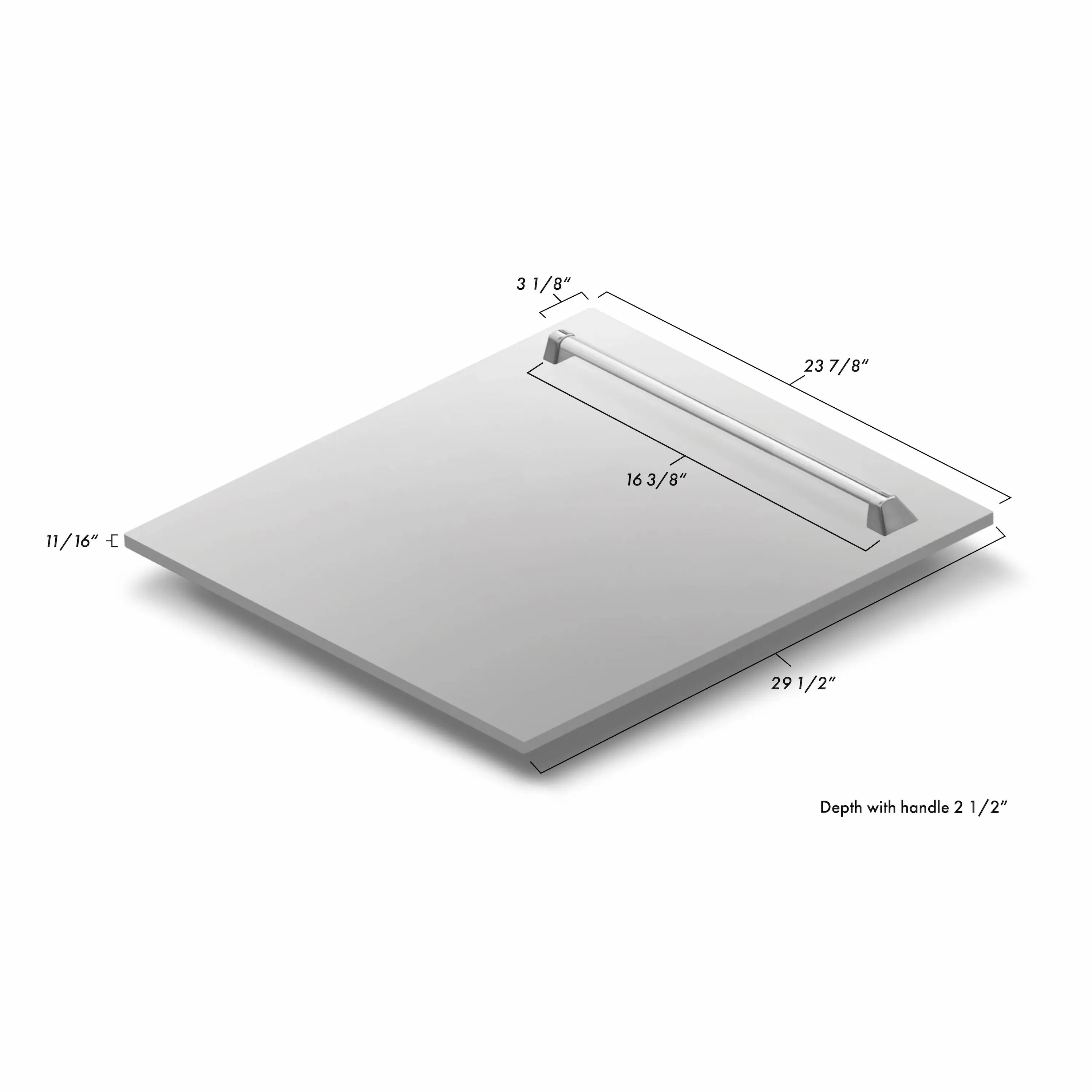 Zline DWMTZSN24MB Durasnow Stainless Steel With Matte Black Handle, ...