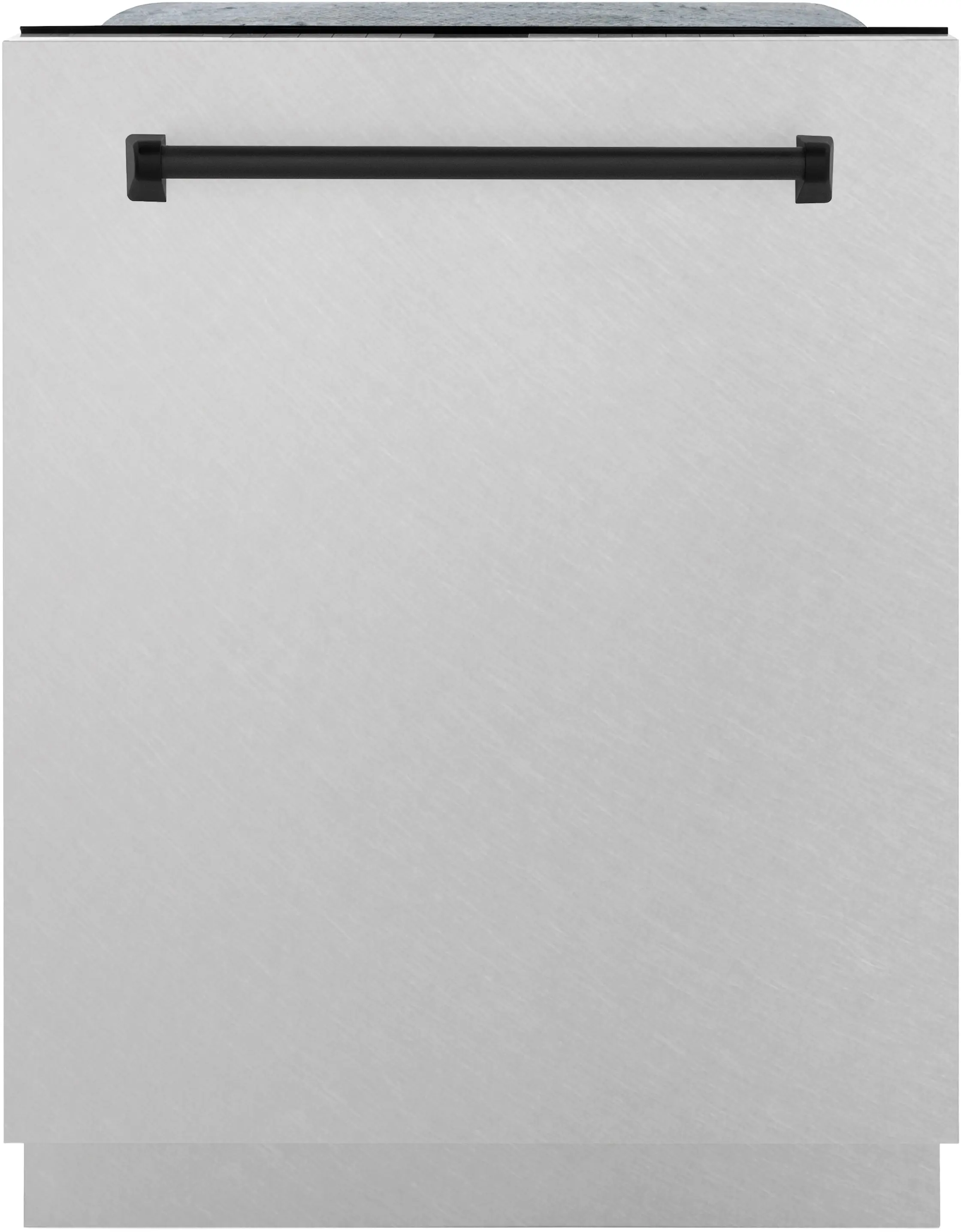 Zline DWMTZSN24MB Durasnow Stainless Steel With Matte Black Handle, ...