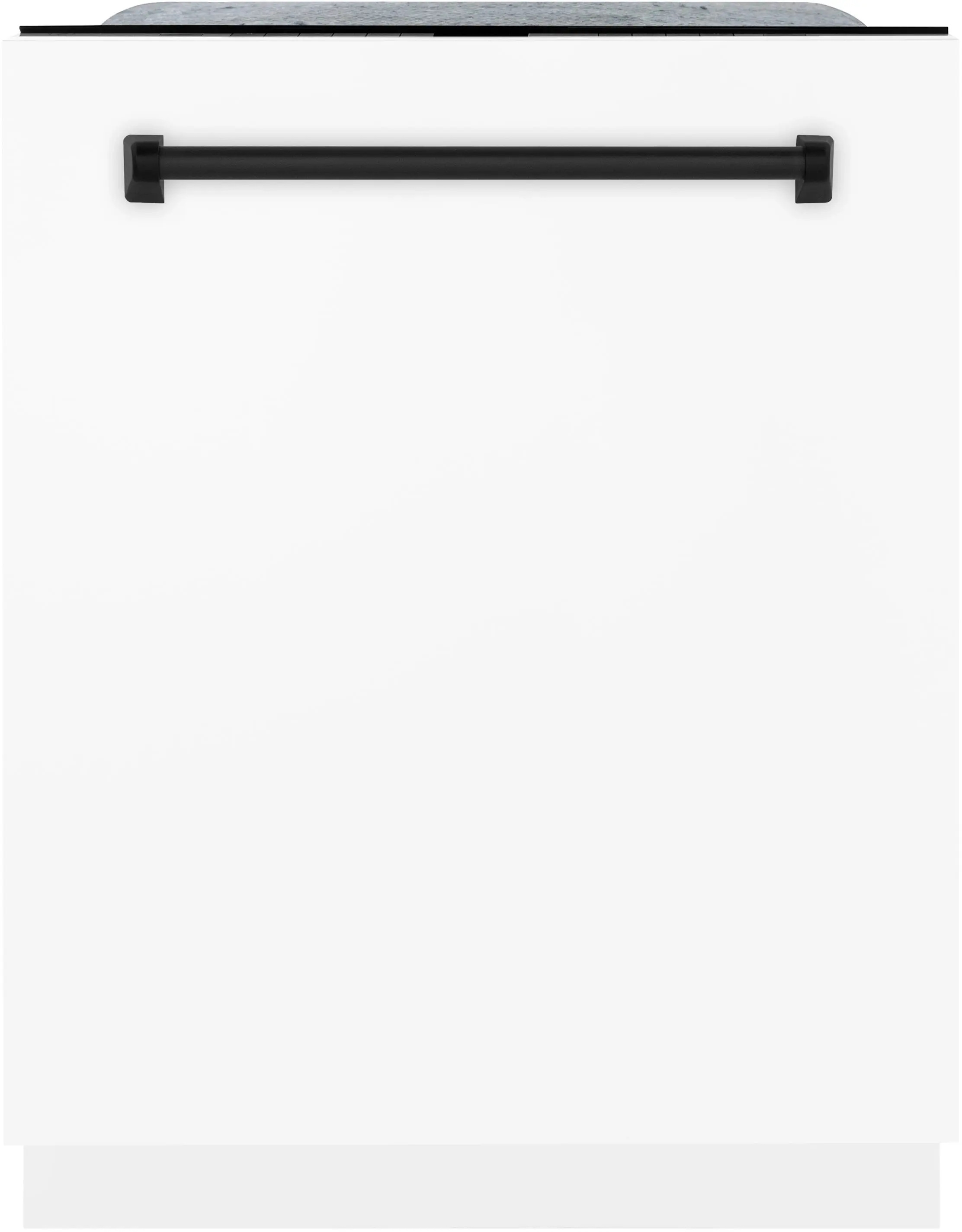 Zline DWMTZWM24MB White Matte With Matte Black Handle, 51dba