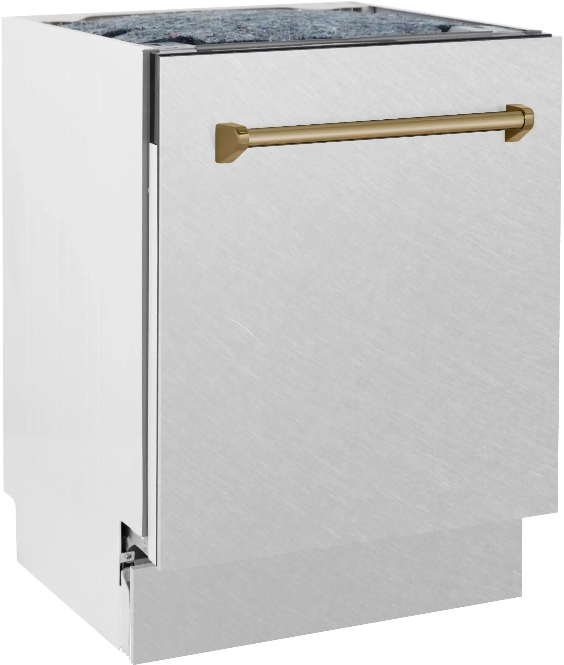 Zline DWVZSN24MB Durasnow Stainless Steel With Matte Black Handle, ...