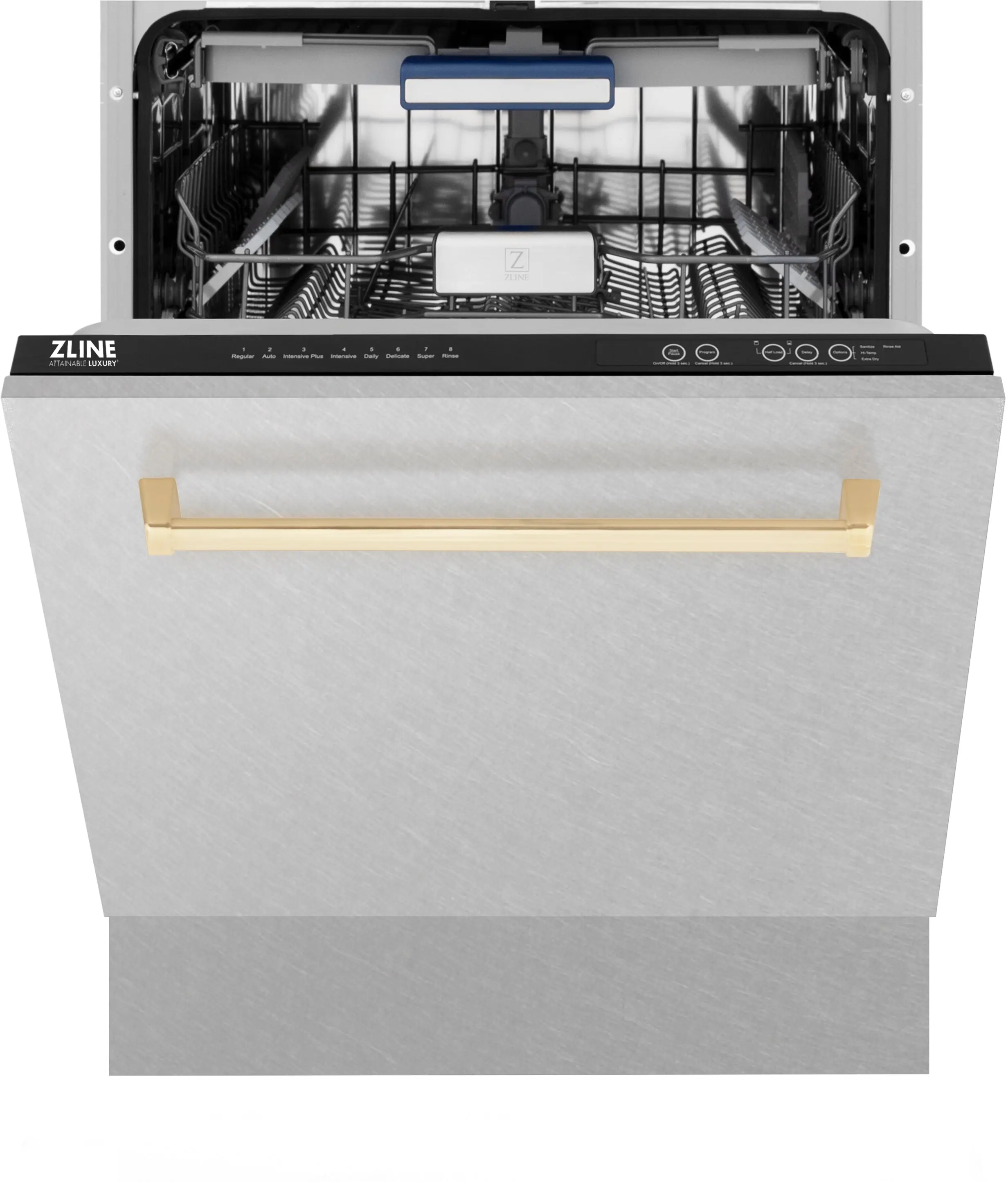 Zline DWVZSN24MB Durasnow Stainless Steel With Matte Black Handle, ...