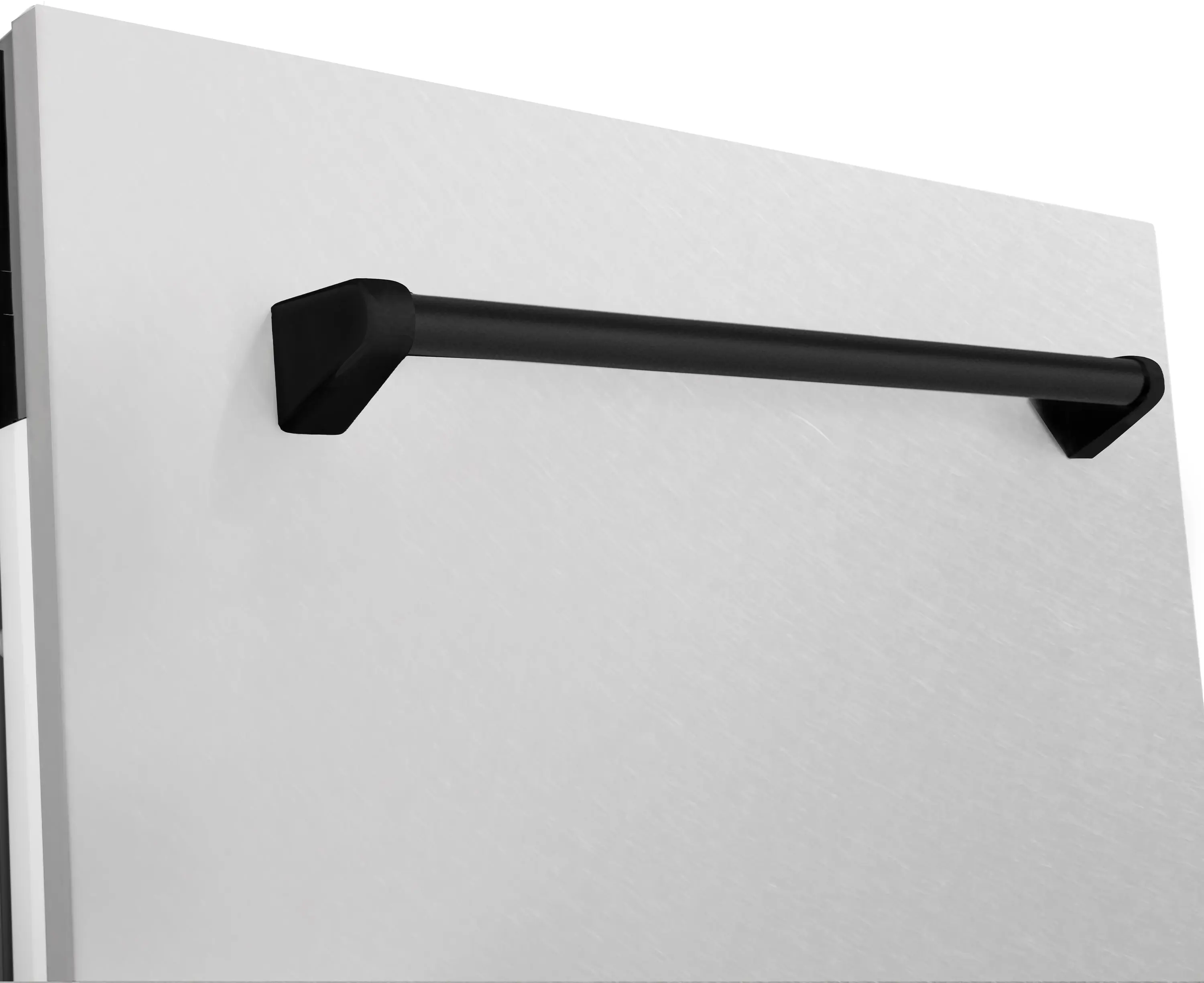 Zline DWVZSN24MB Durasnow Stainless Steel With Matte Black Handle, ...