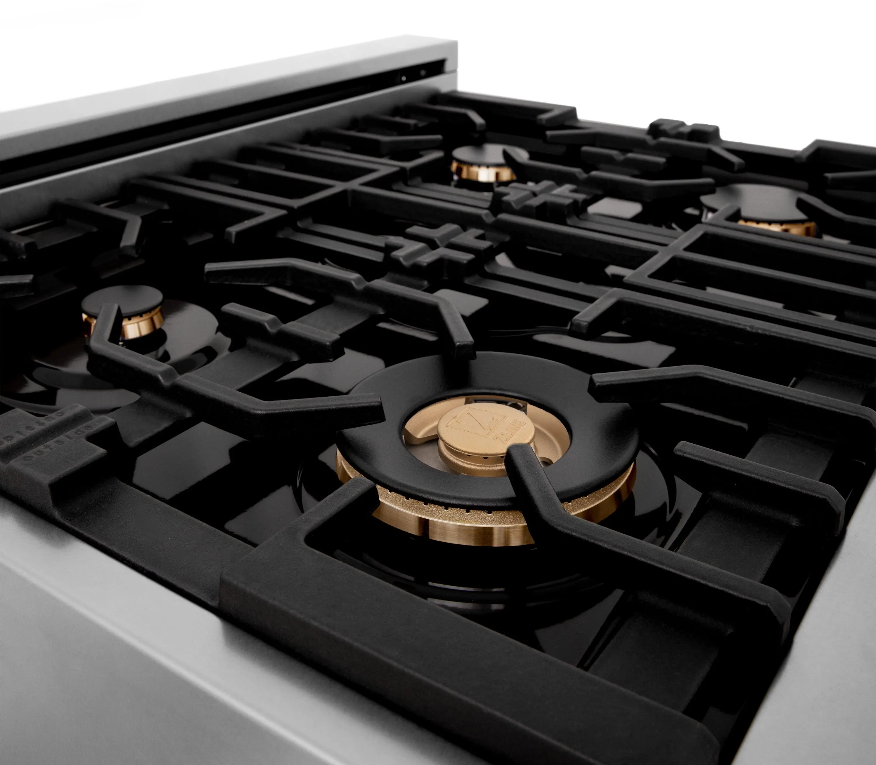 Zline RTBR30 Black Stainless Steel With 4 Gas Brass Burners
