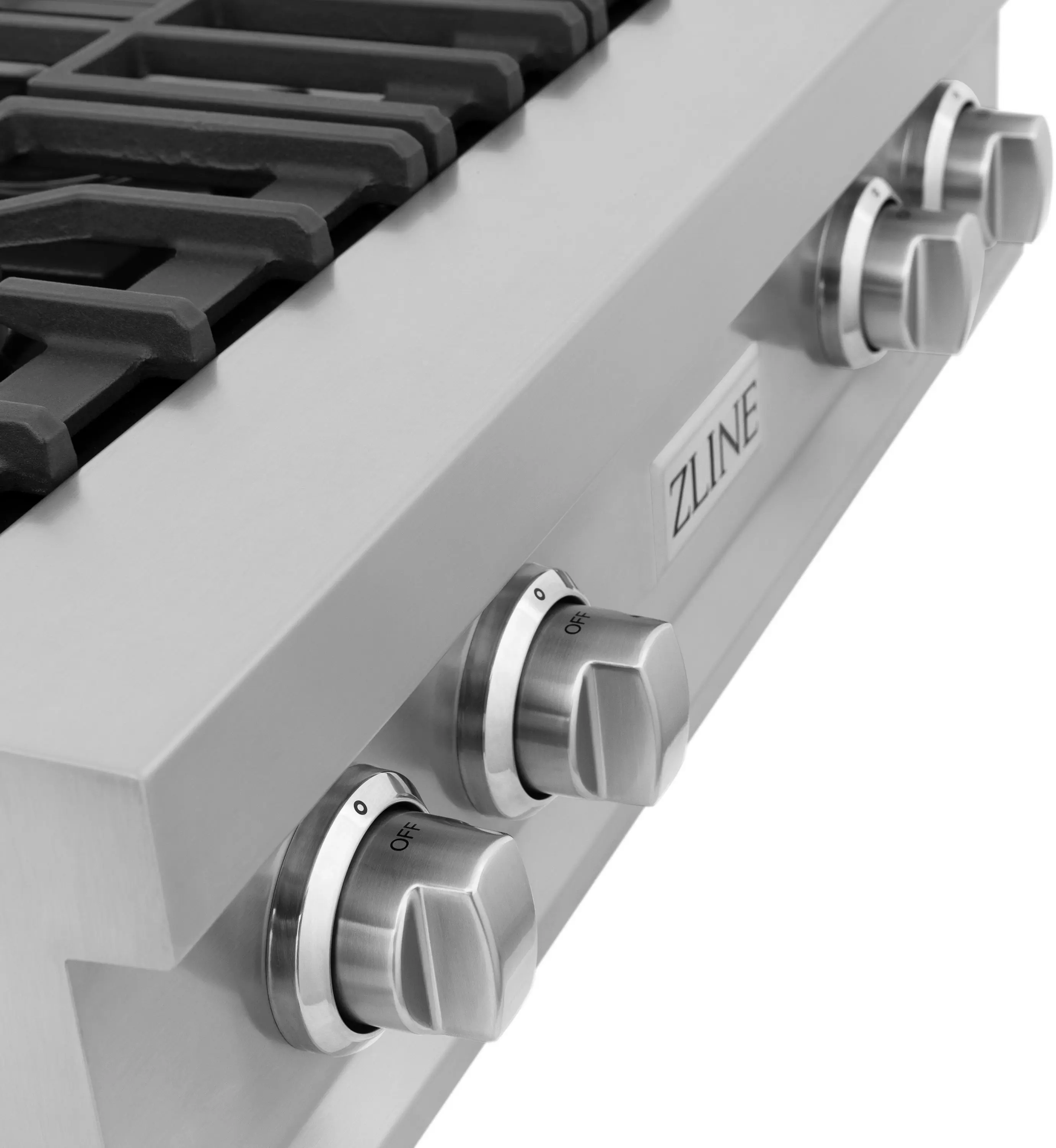 Zline RTBR30 Black Stainless Steel With 4 Gas Brass Burners