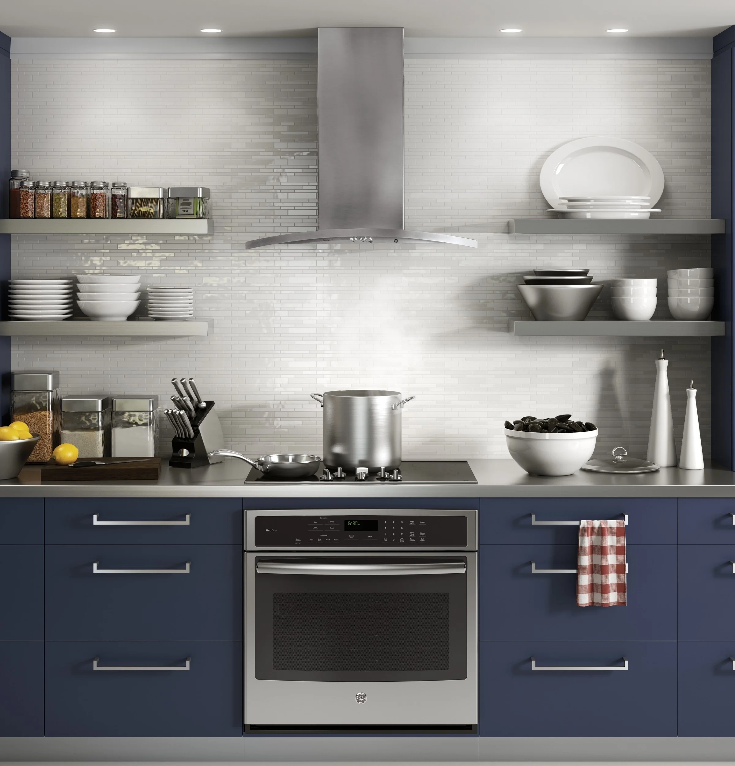 GE Profile Wall Mount Chimney Hood