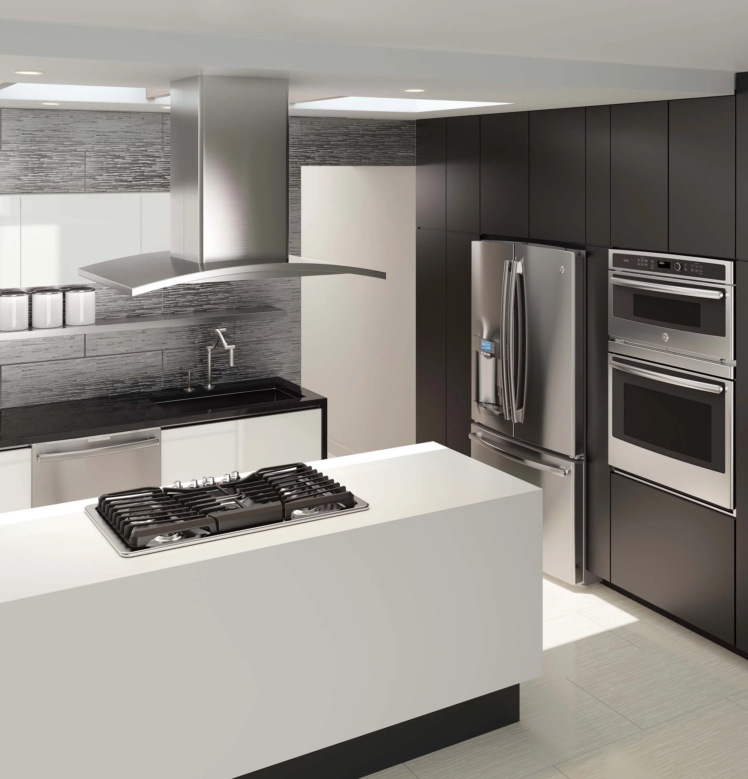 GE Profile Chimney Hood - Thumbnail 3