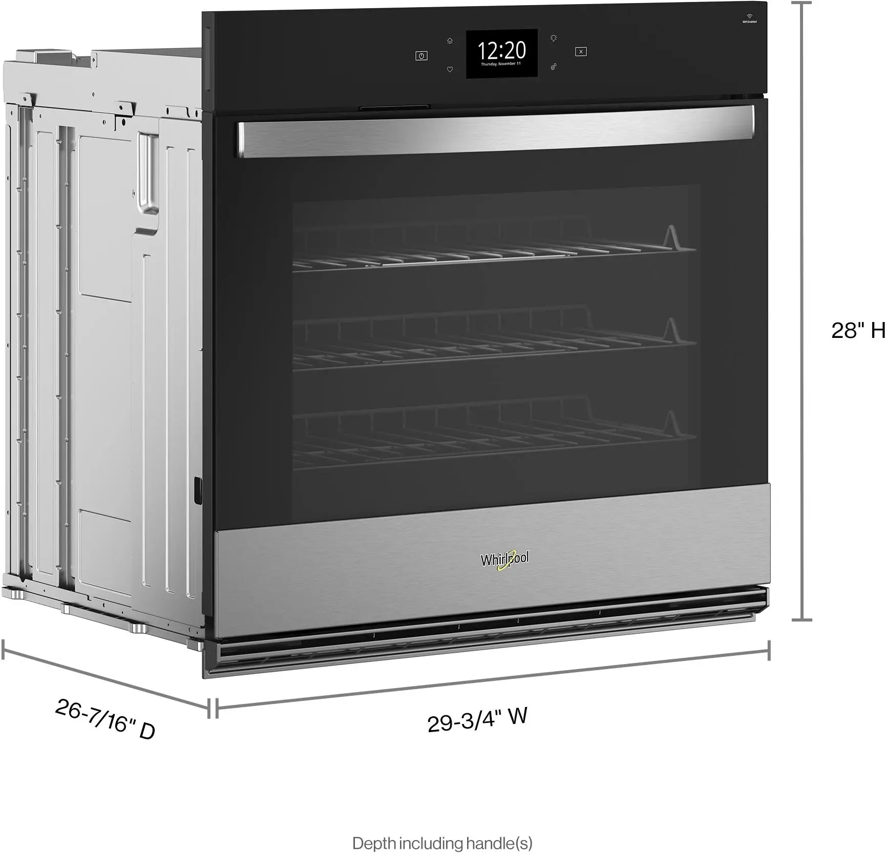 Whirlpool WOES7030PZ Fingerprint-Resistant Stainless Steel