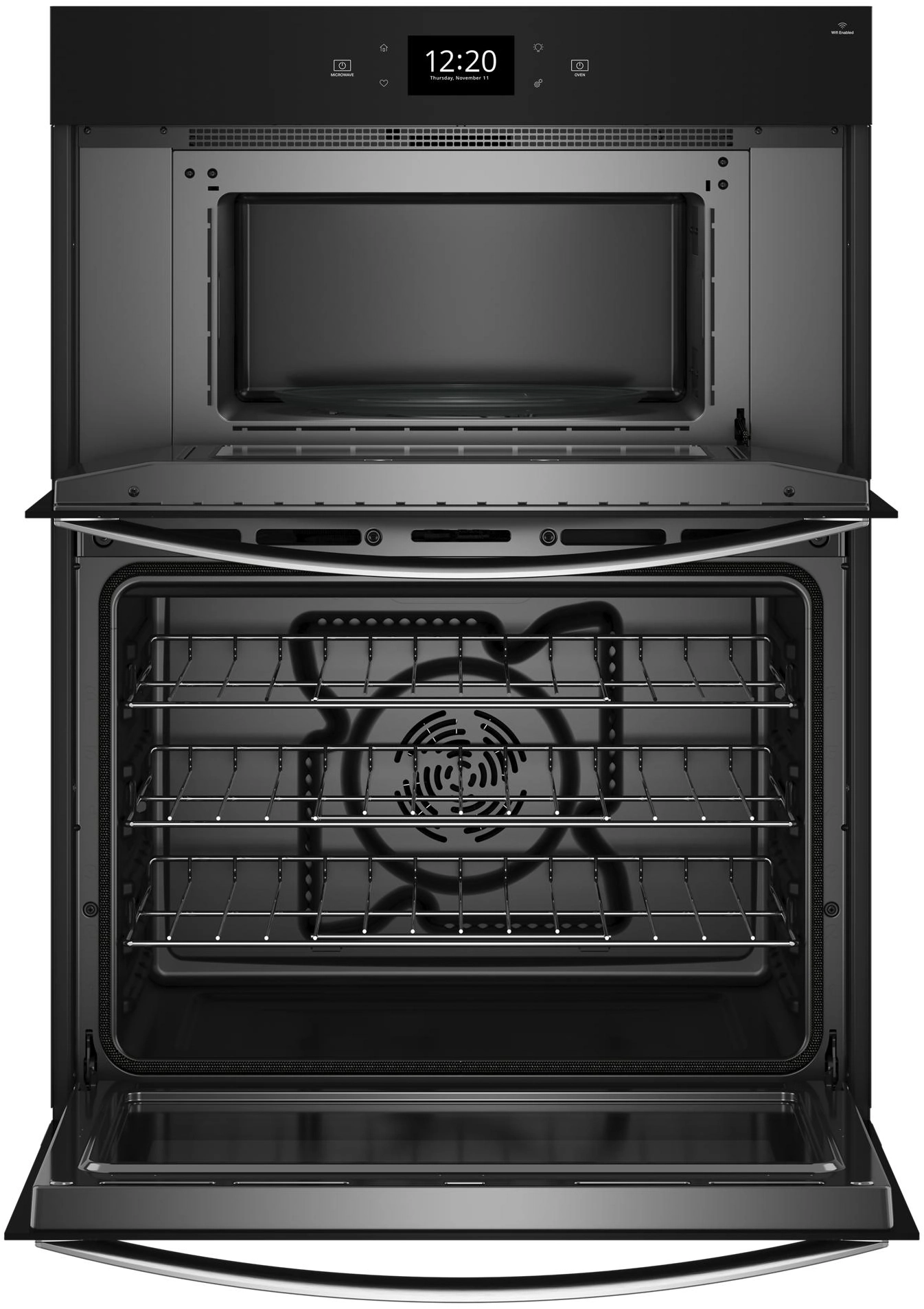 Whirlpool WOEC7030PV Fingerprint-Resistant Black Stainless Steel