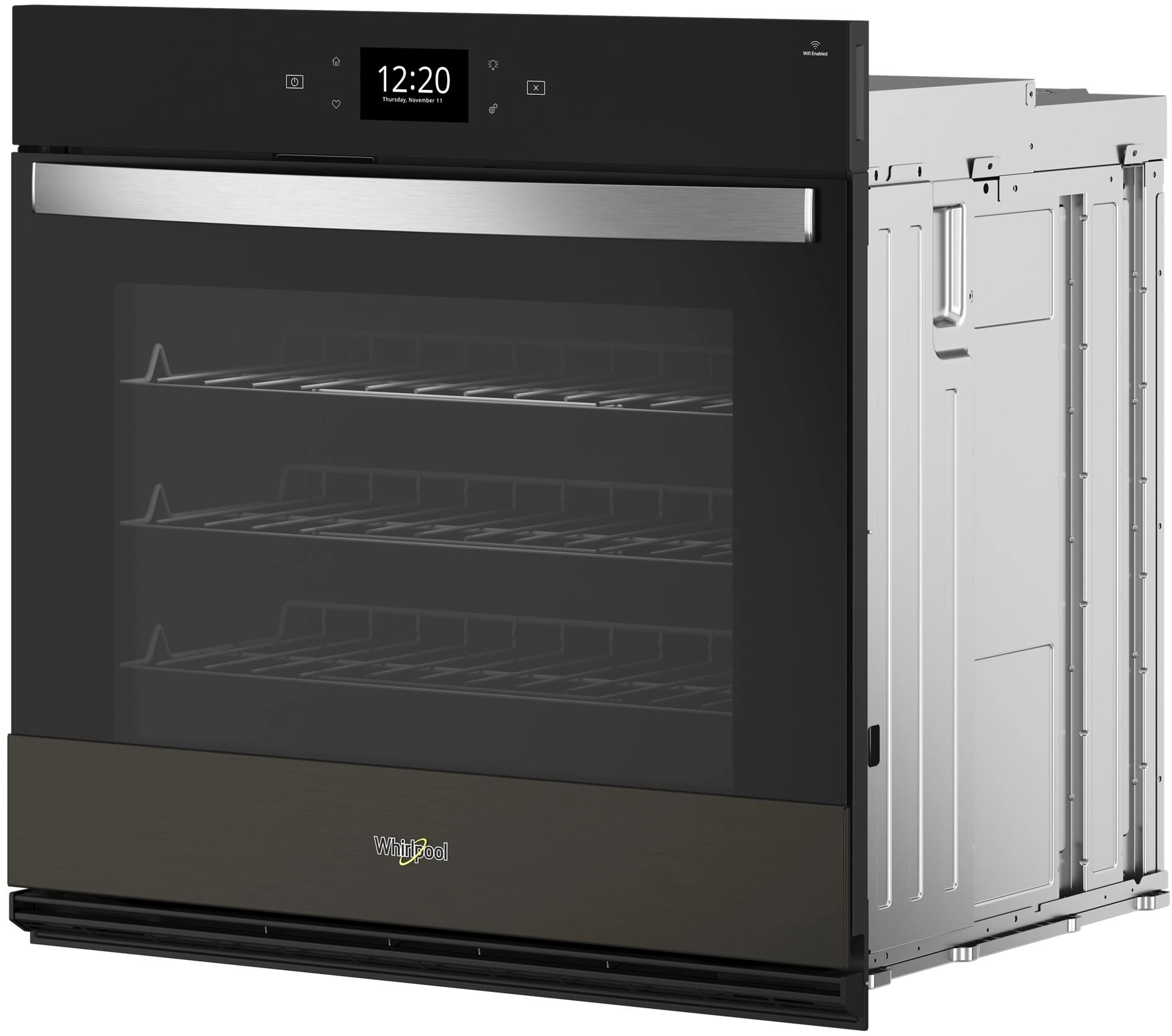 Whirlpool WOES7030PV Fingerprint-Resistant Black Stainless Steel