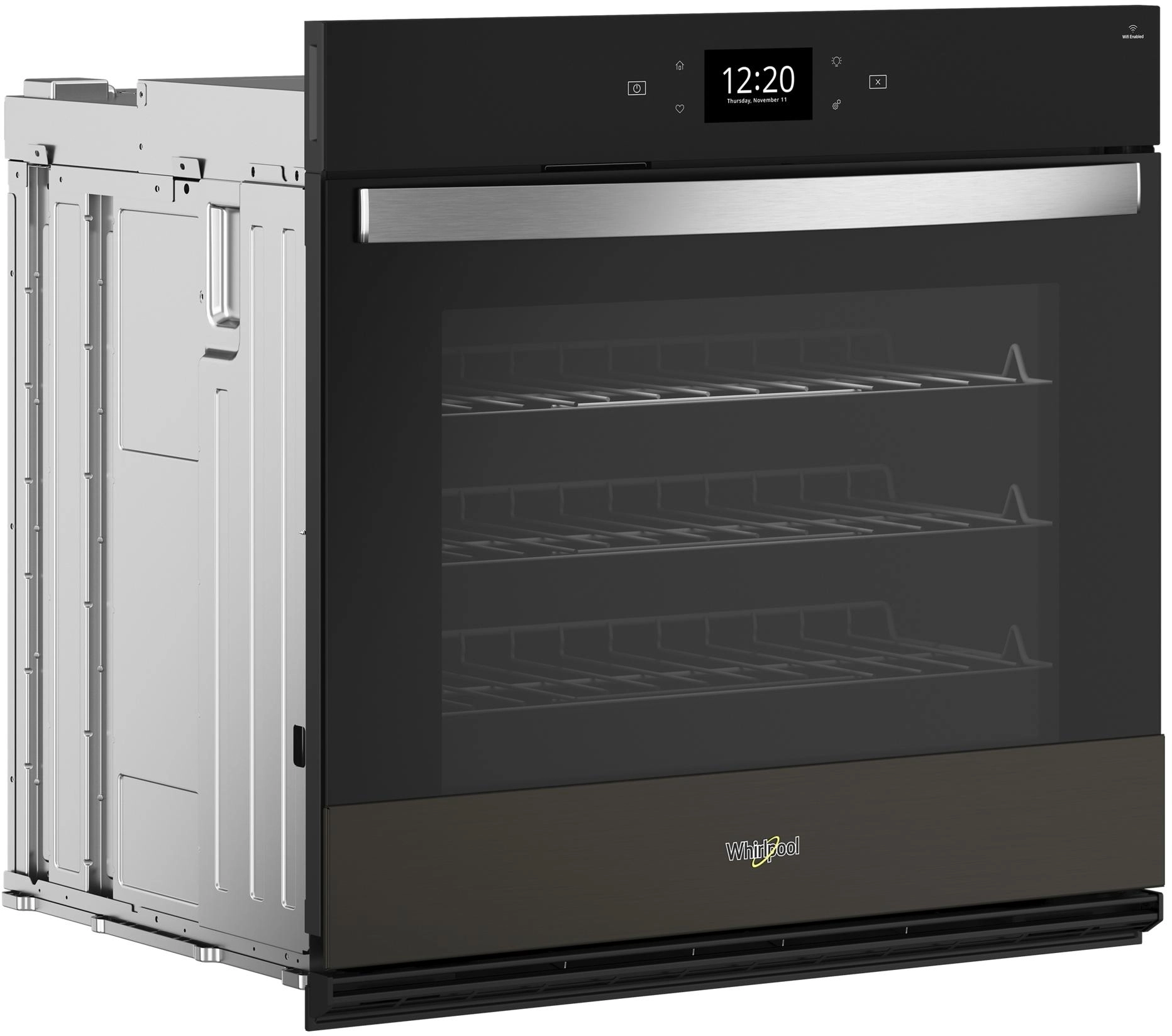 Whirlpool WOES7030PV Fingerprint-Resistant Black Stainless Steel