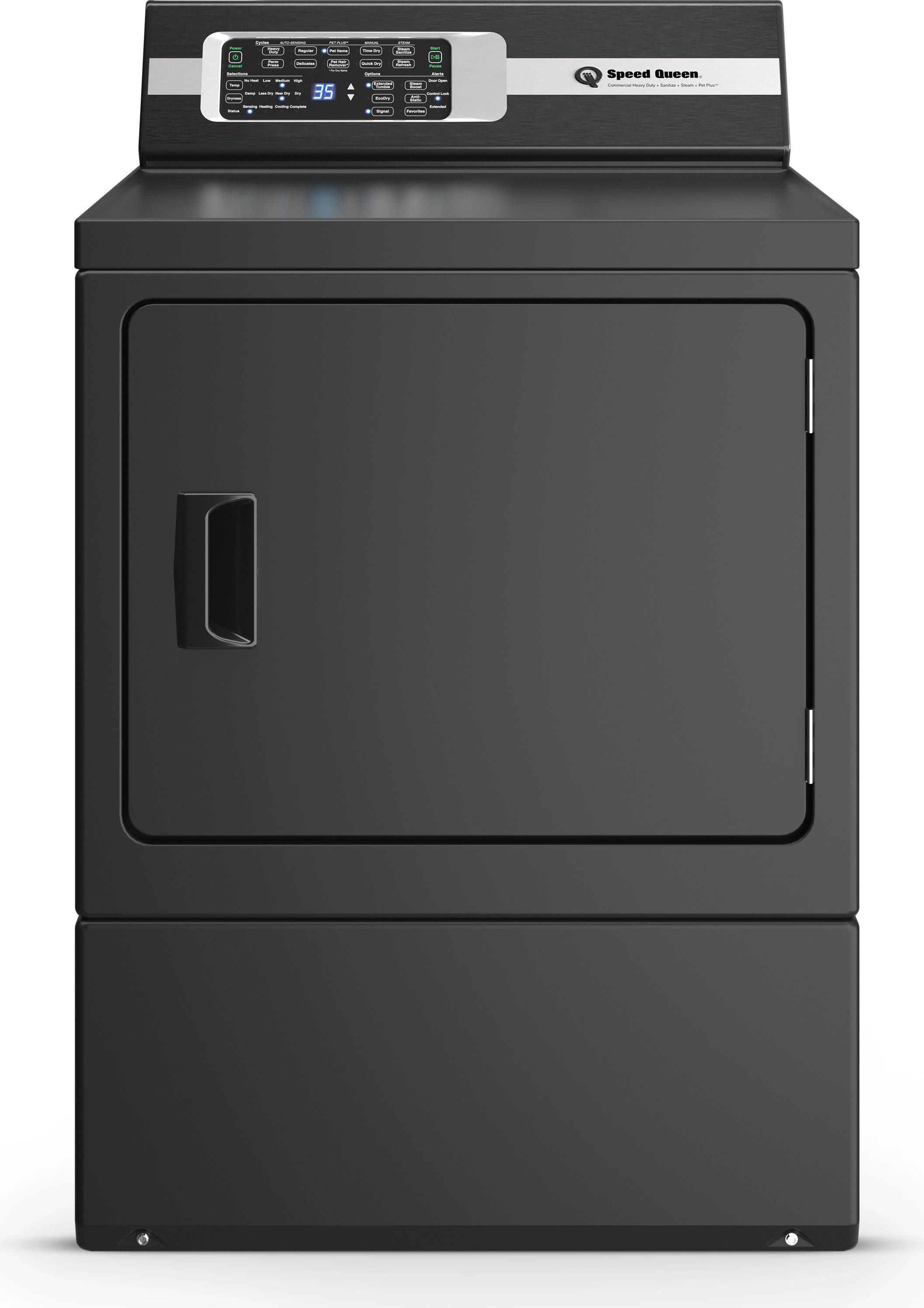 Speed Queen DR7004BE 27 Inch Electric Dryer Matte Black