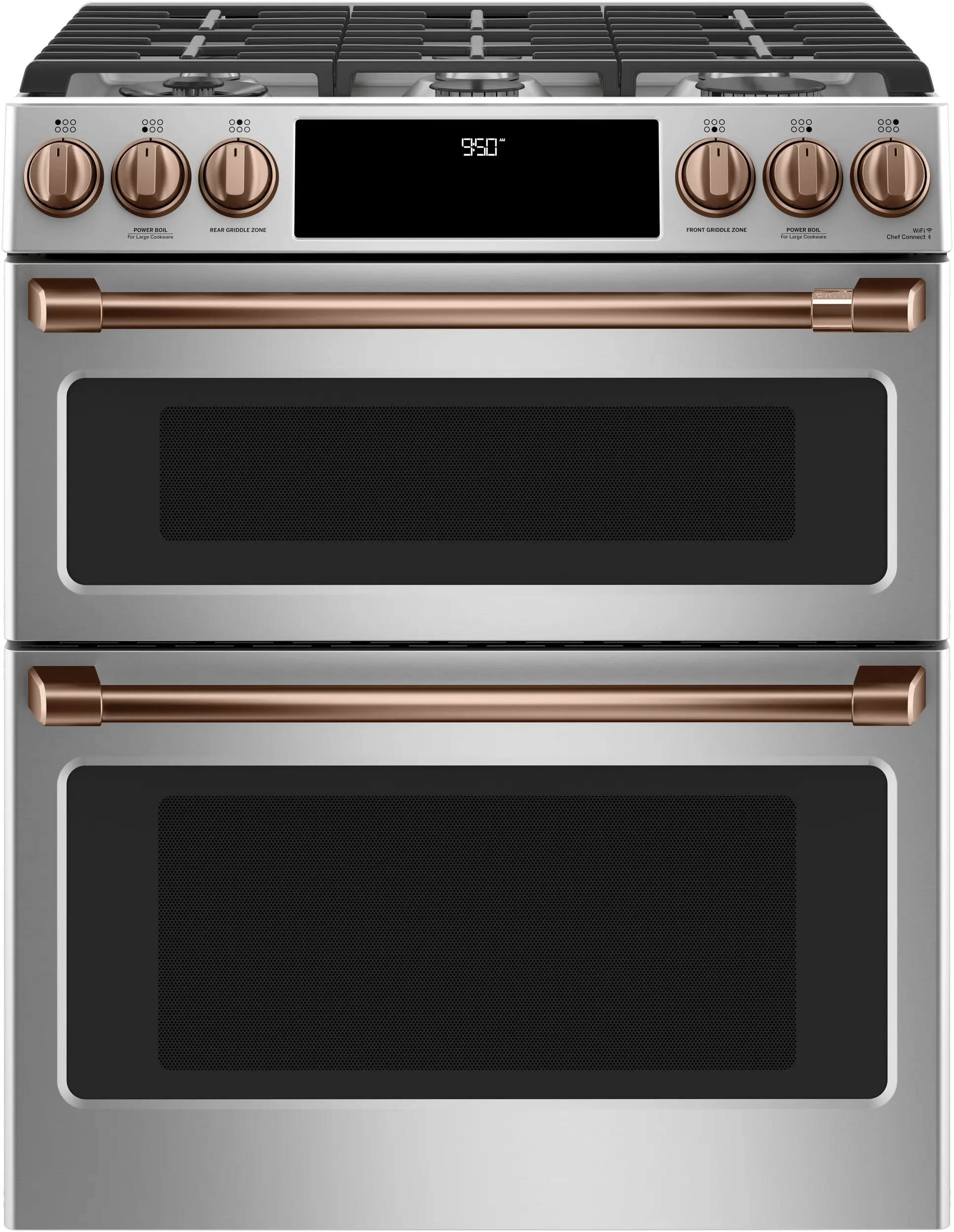 Cafe C2S950P2MS1 30 Inch Slide-In Dual Fuel Smart Range Stainless