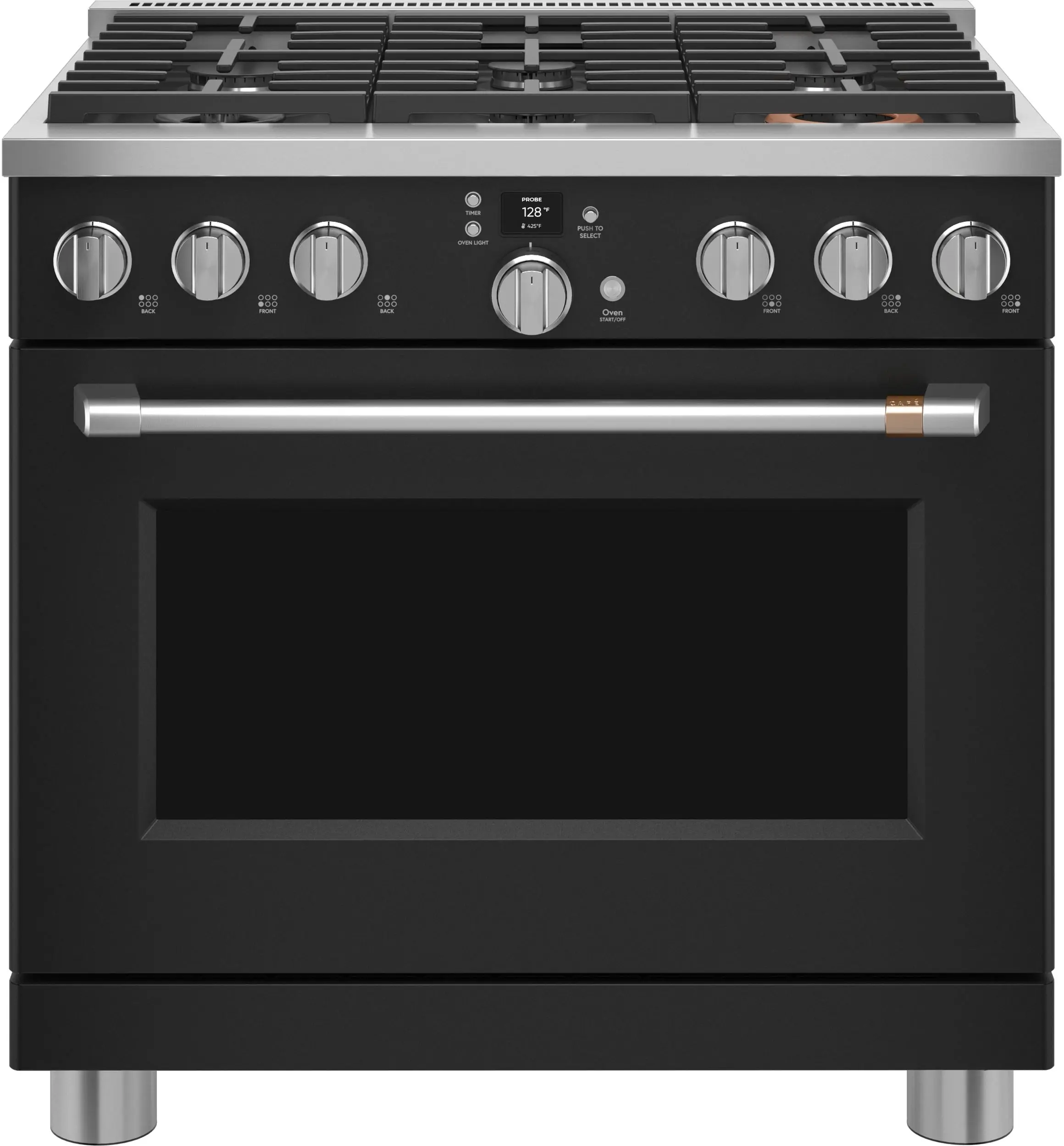 Cafe C2Y366P3TD1 36 Inch Smart Dual Fuel Professional Range Matte
