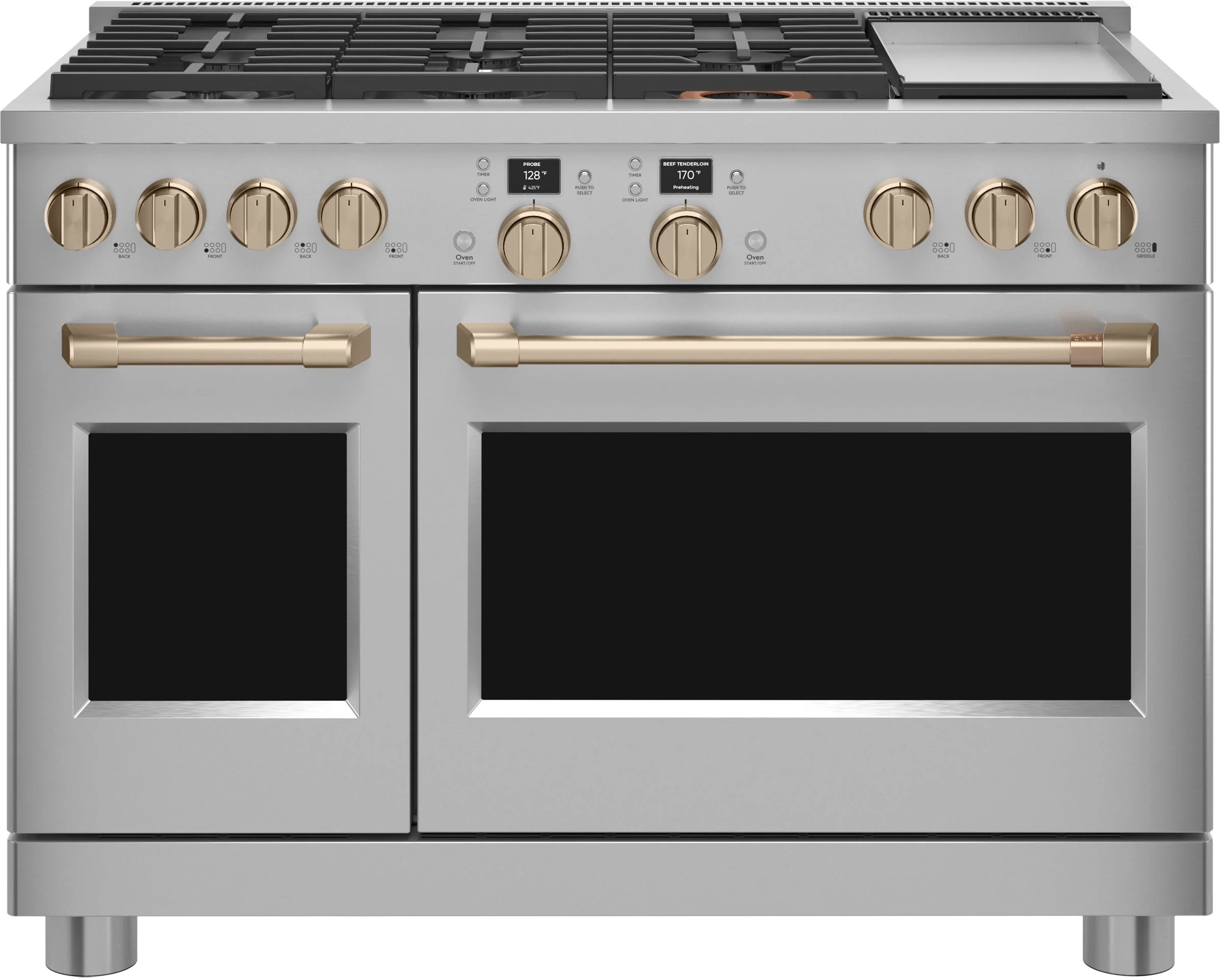 Cafe C2Y486P2TS1 48 Inch Smart Professional Dual Fuel Range