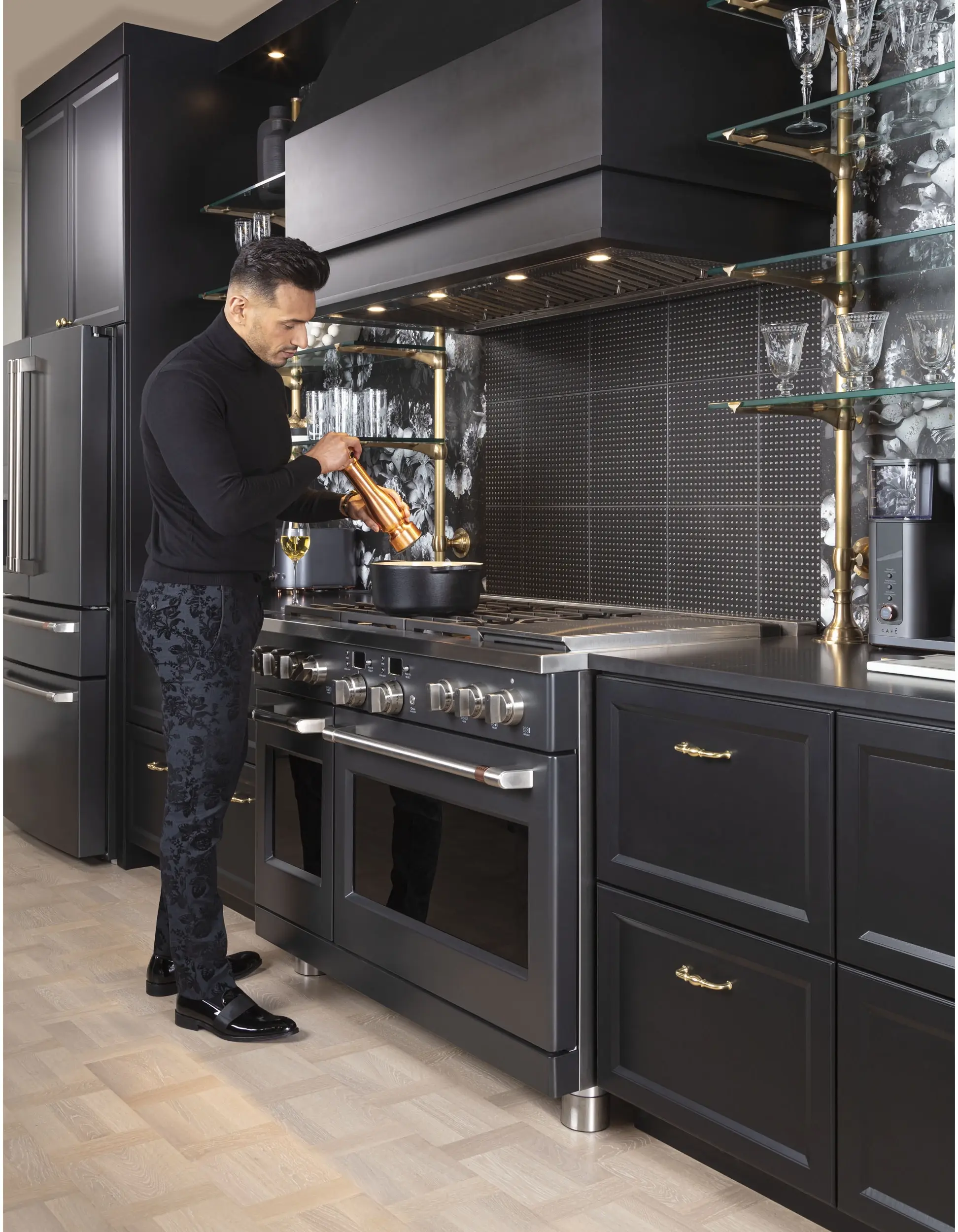 Cafe C2Y486P3TD1 Matte Black