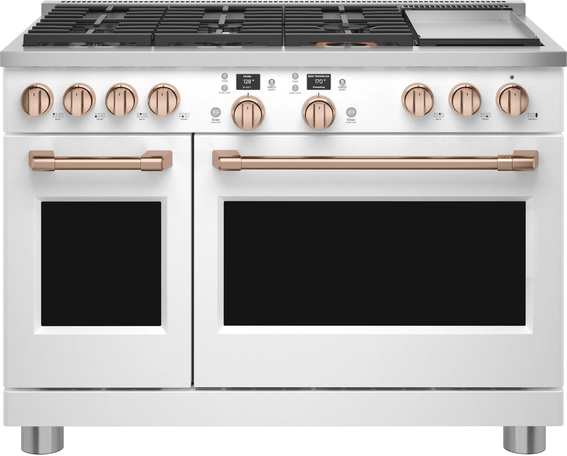 Cafe C2Y486P4TW2 48 Inch Smart Professional Dual Fuel Range Matte