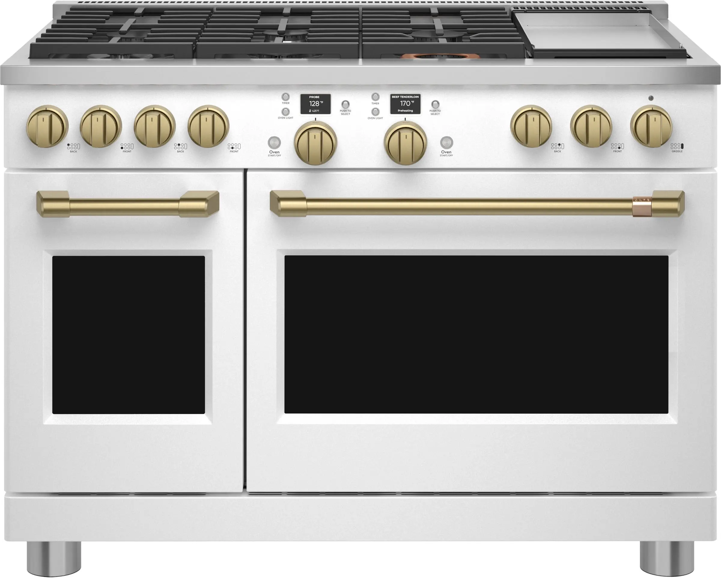 Cafe C2Y486P4TW2 48 Inch Smart Professional Dual Fuel Range Matte