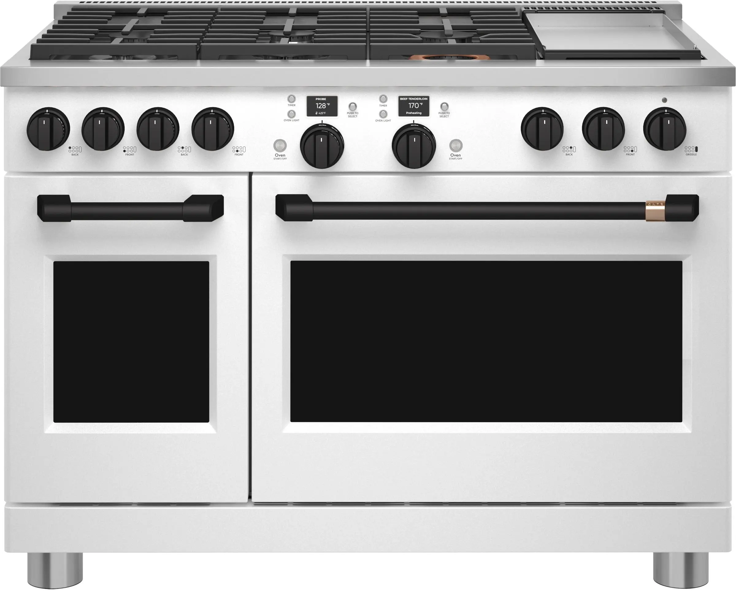Cafe C2Y486P4TW2 48 Inch Smart Professional Dual Fuel Range Matte