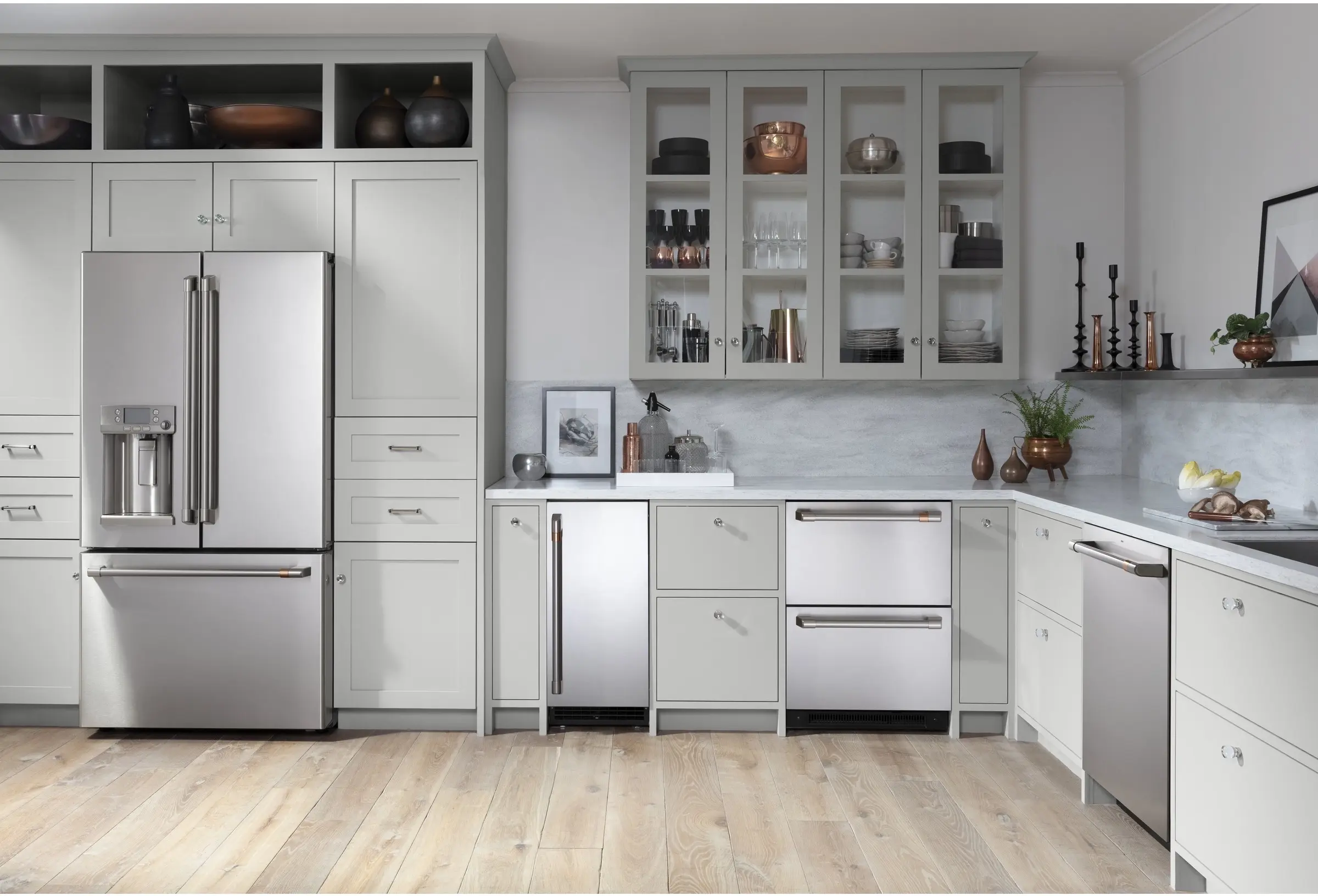 Cafe CDE06RP2NS1 Stainless Steel with Brushed Stainless Handles & K...