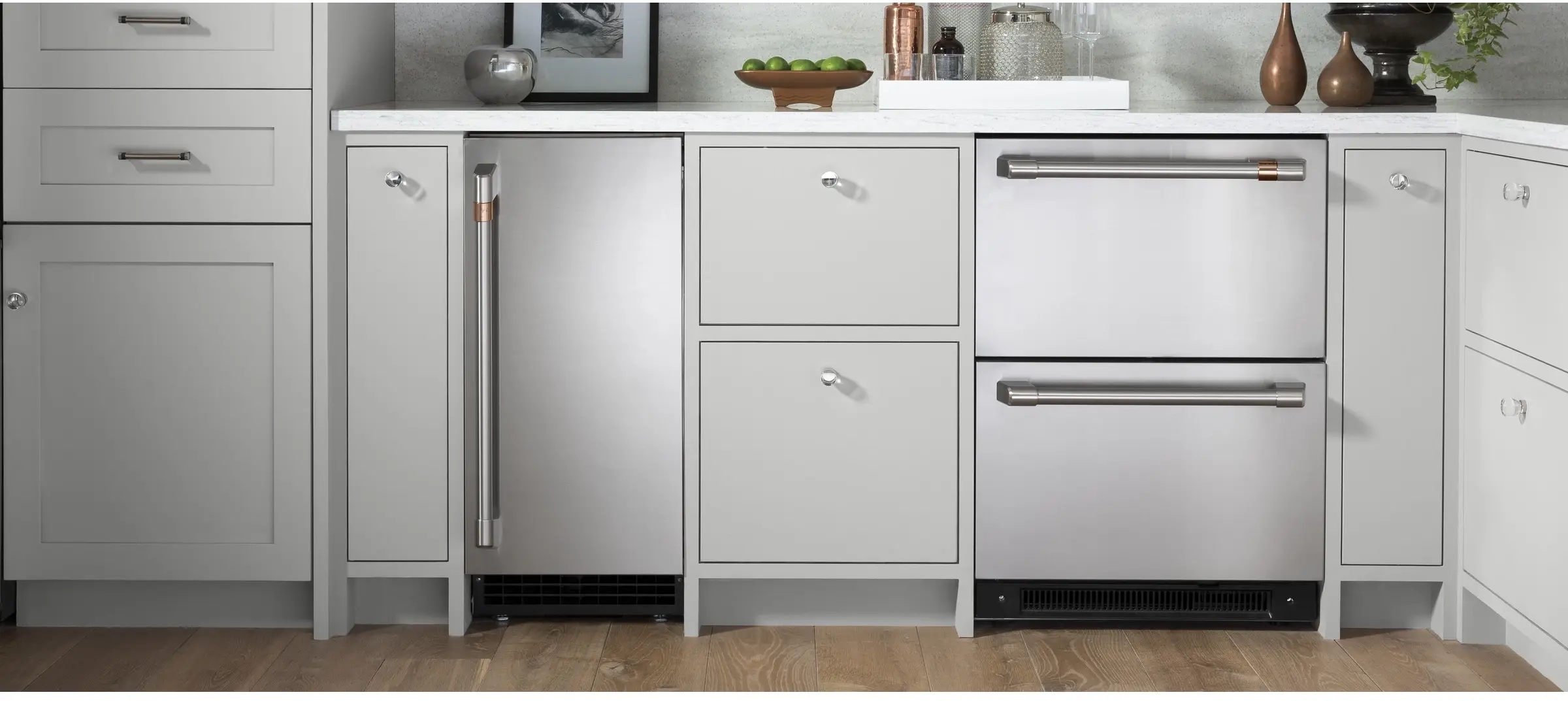 Cafe CDE06RP2NS1 Stainless Steel with Brushed Stainless Handles & K...