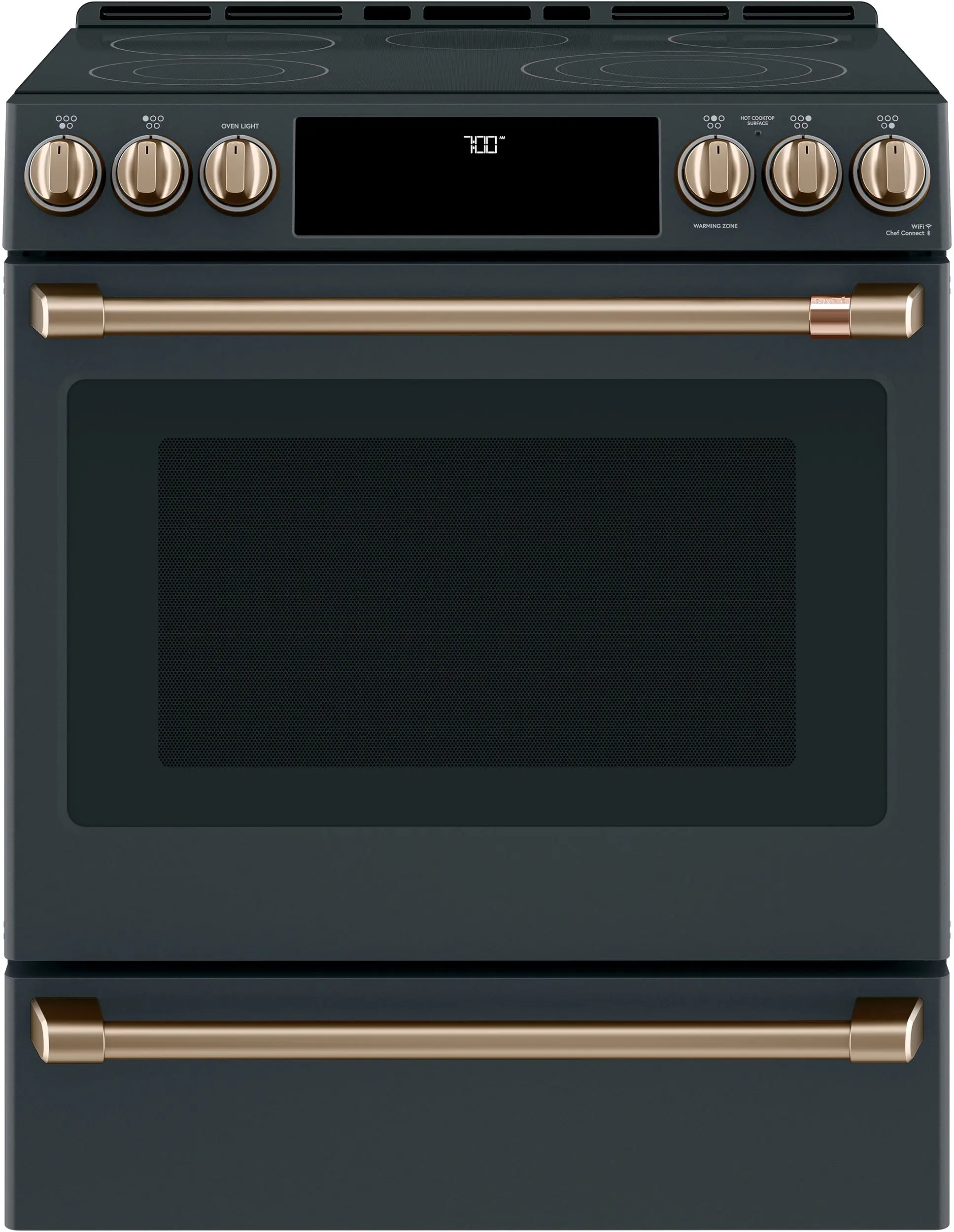 Cafe CES700P3MD1 30 Inch Slide-In Electric Smart Range Matte Black