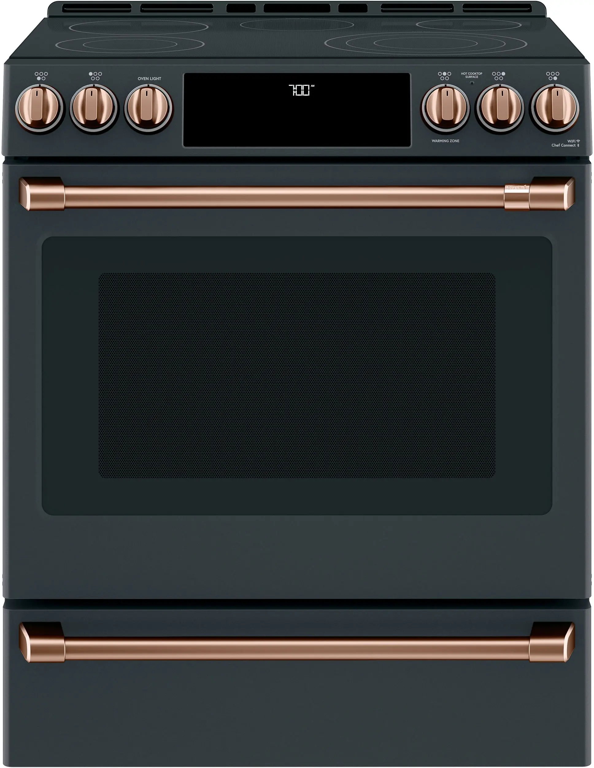 Cafe CES700P3MD1 30 Inch Slide-In Electric Smart Range Matte Black