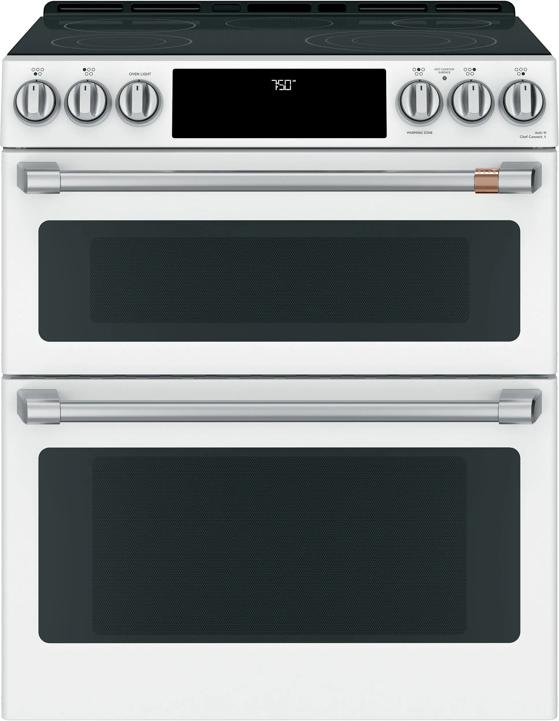 Cafe CES750P4MW2 30 Inch Slide-In Electric Smart Range Matte White