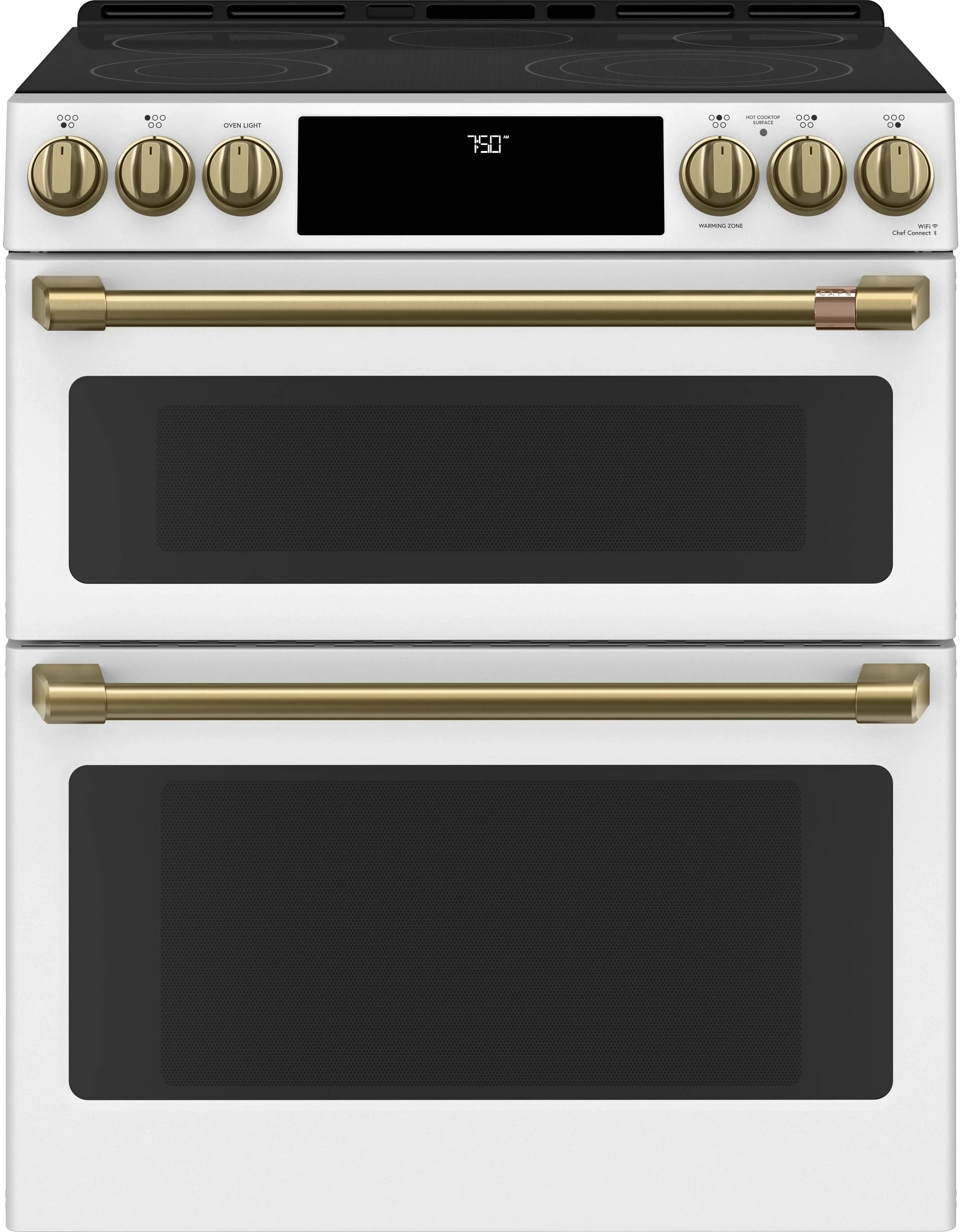 Cafe CES750P4MW2 30 Inch Slide-In Electric Smart Range Matte White