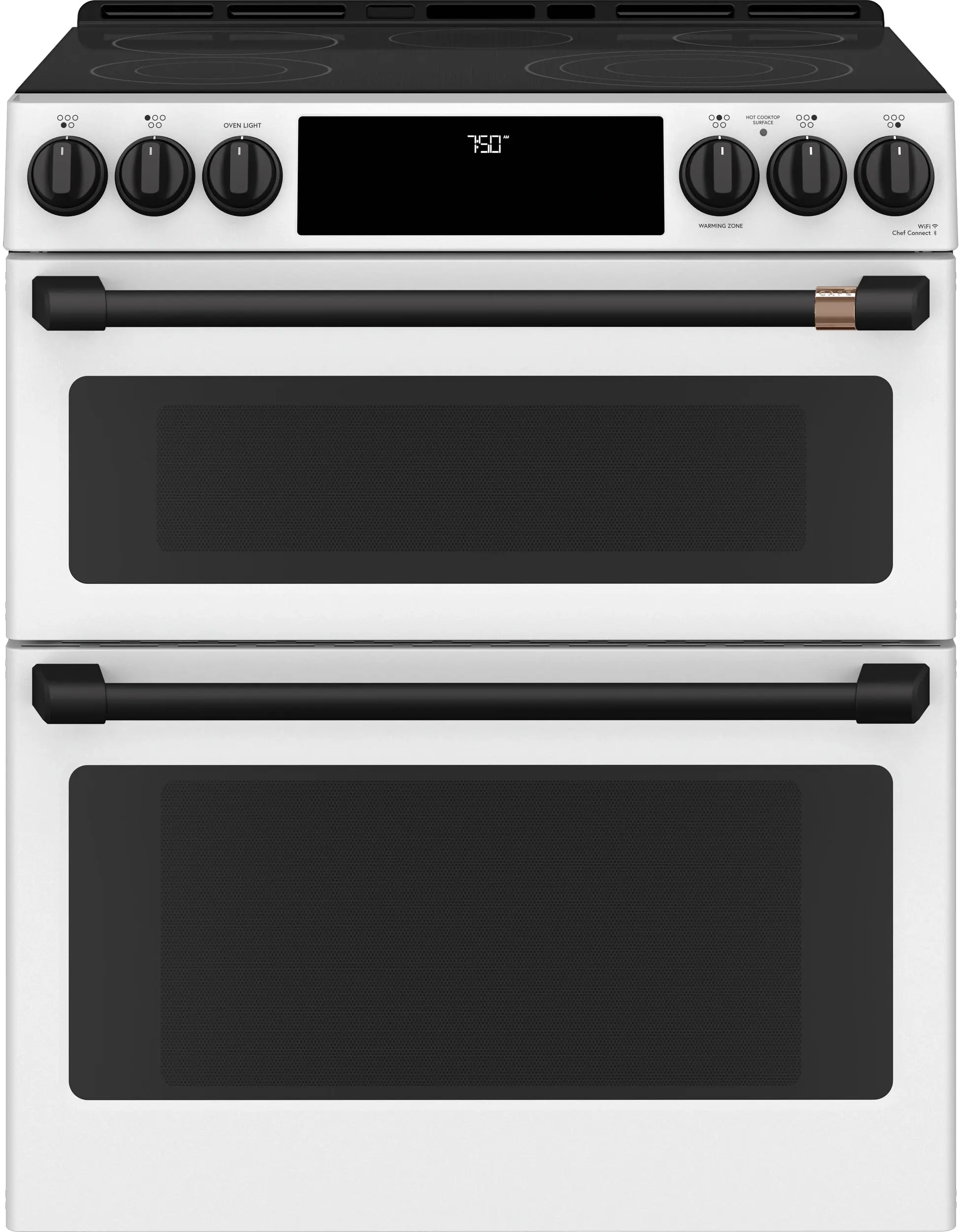 Cafe CES750P4MW2 30 Inch Slide-In Electric Smart Range Matte White