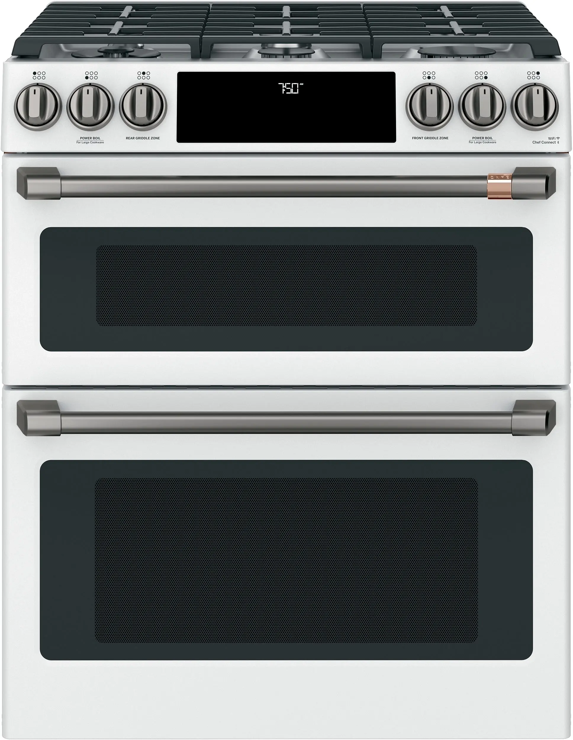 Cafe CGS750P4MW2 30 Inch Slide-In Gas Smart Range Matte White