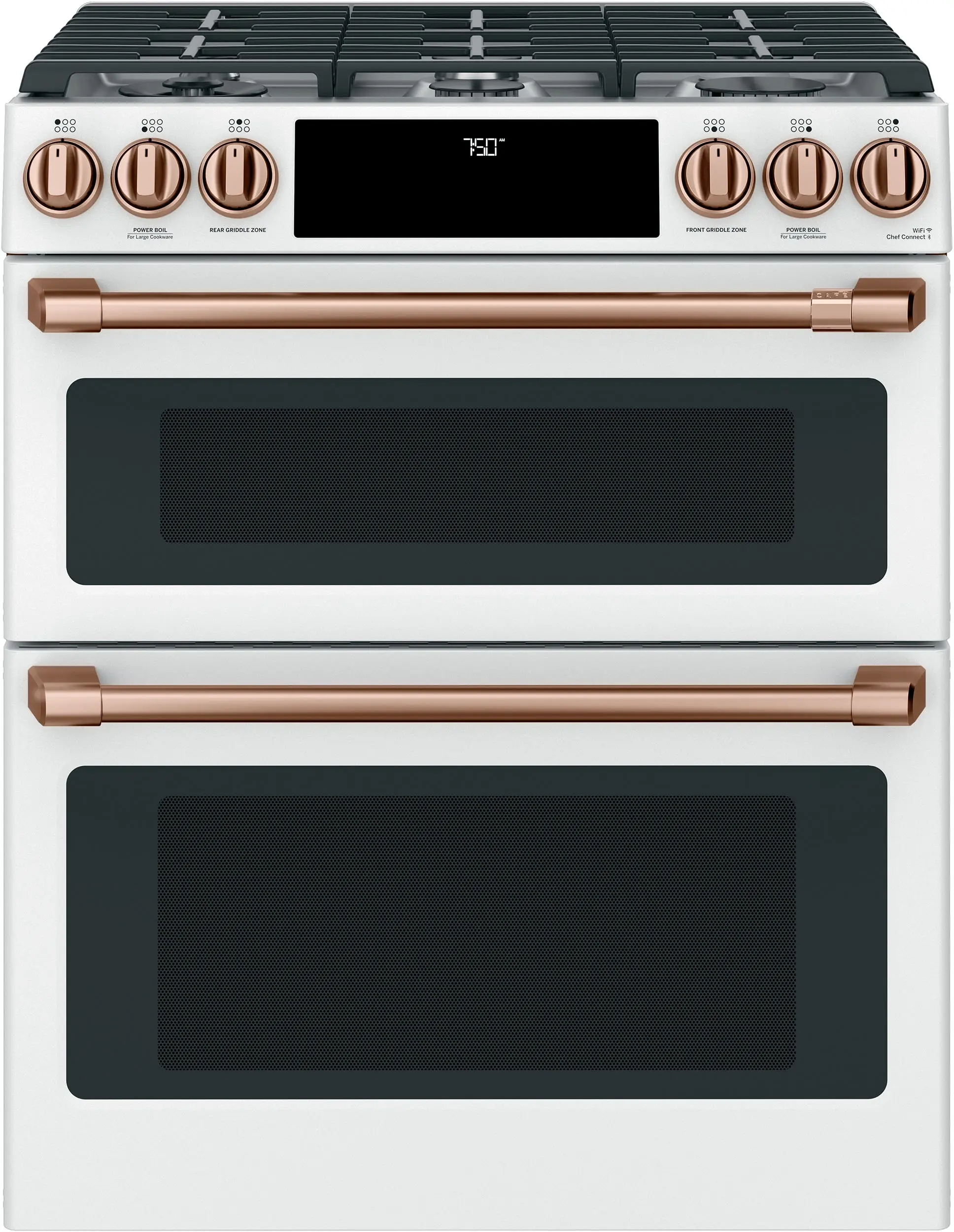 Cafe CGS750P4MW2 30 Inch Slide-In Gas Smart Range Matte White