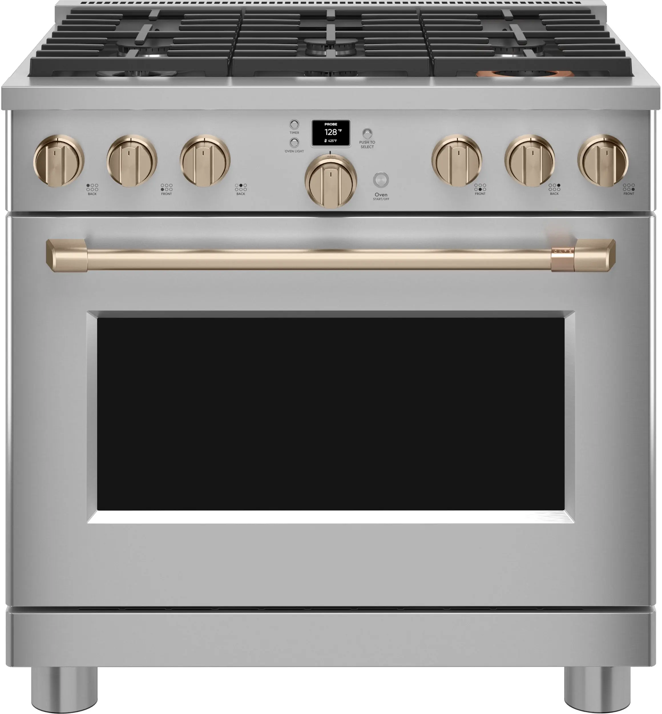 Cafe CGY366P2TS1 36 Inch Smart Professional Gas Range Stainless