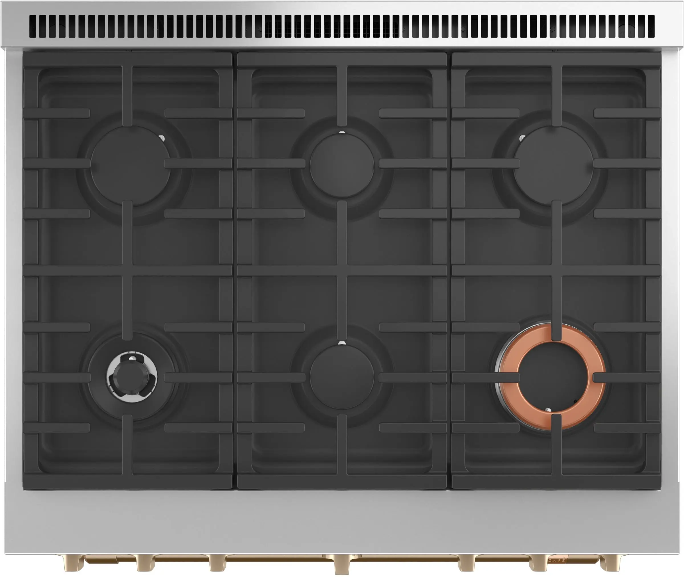 Cafe CGY366P4TW2 Matte White with Brushed Bronze