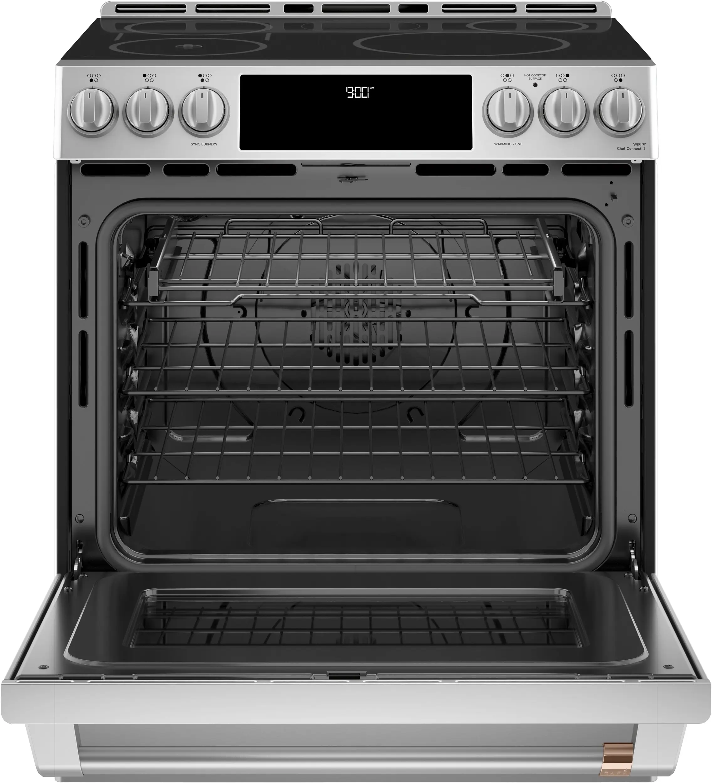 Cafe CHS90XP2MS1 30 Inch Slide-In Induction Smart Range Stainless