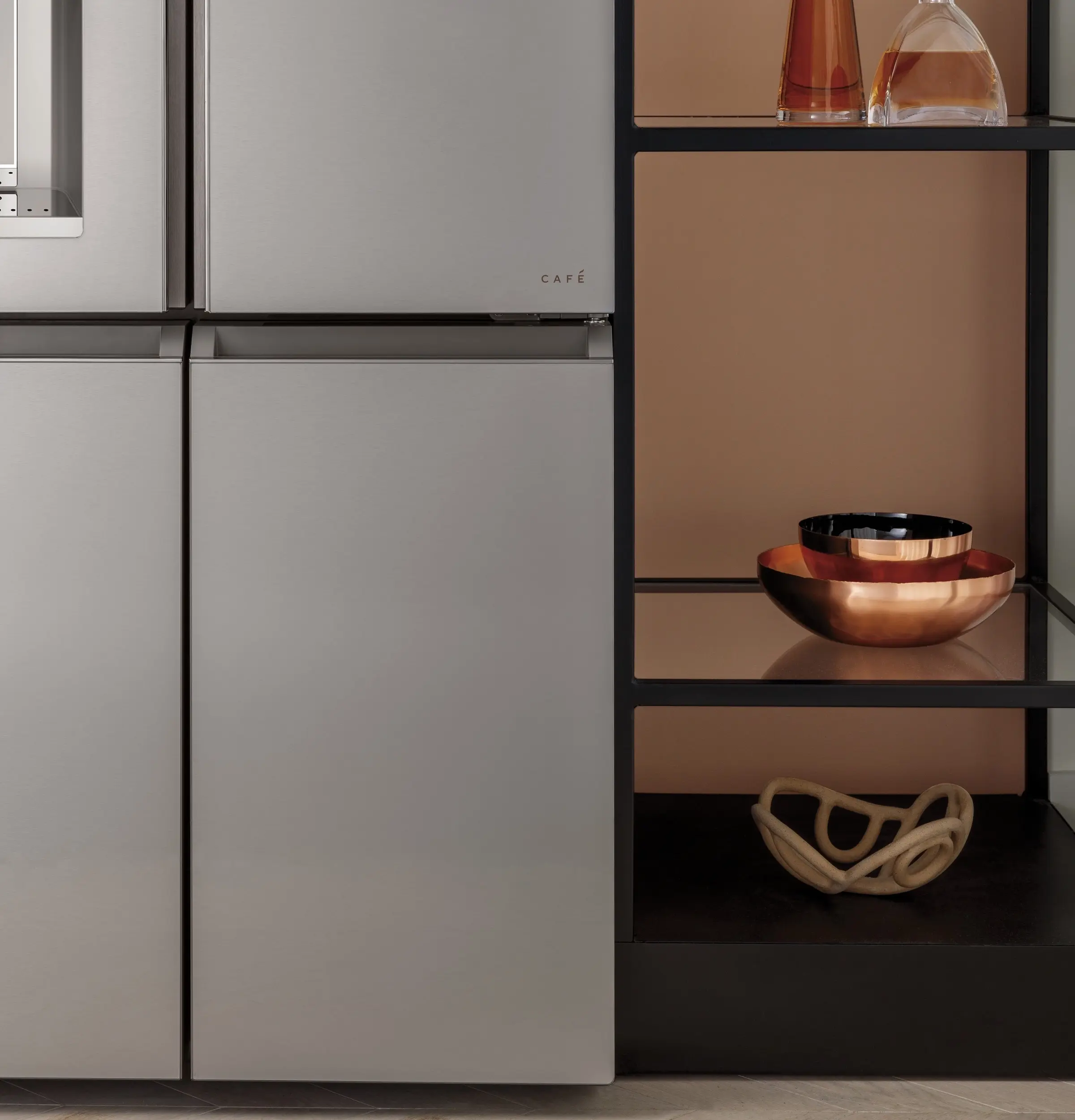 Cafe CQE28DM5NS5 Platinum Glass