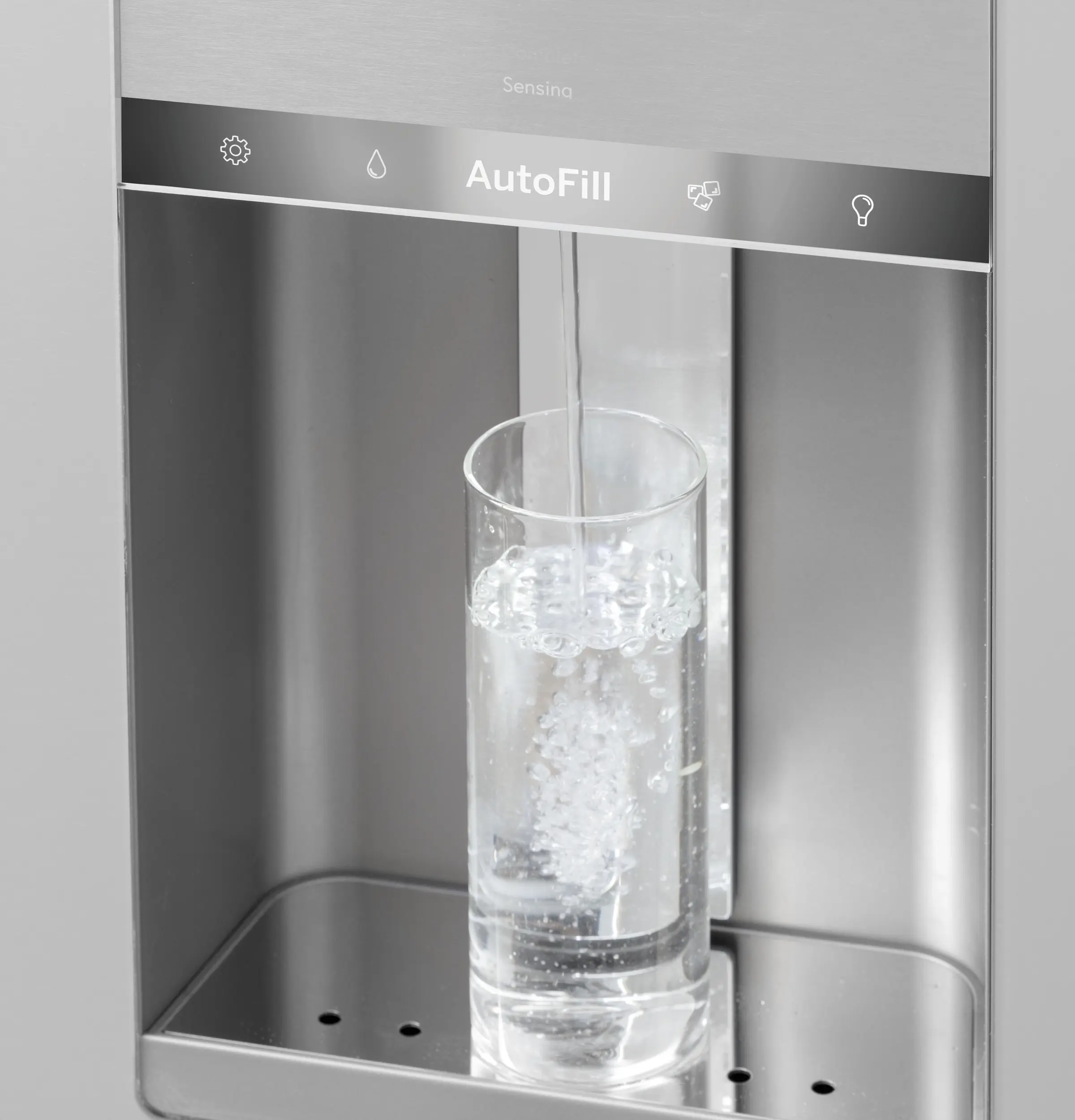 Cafe CQE28DM5NS5 Platinum Glass