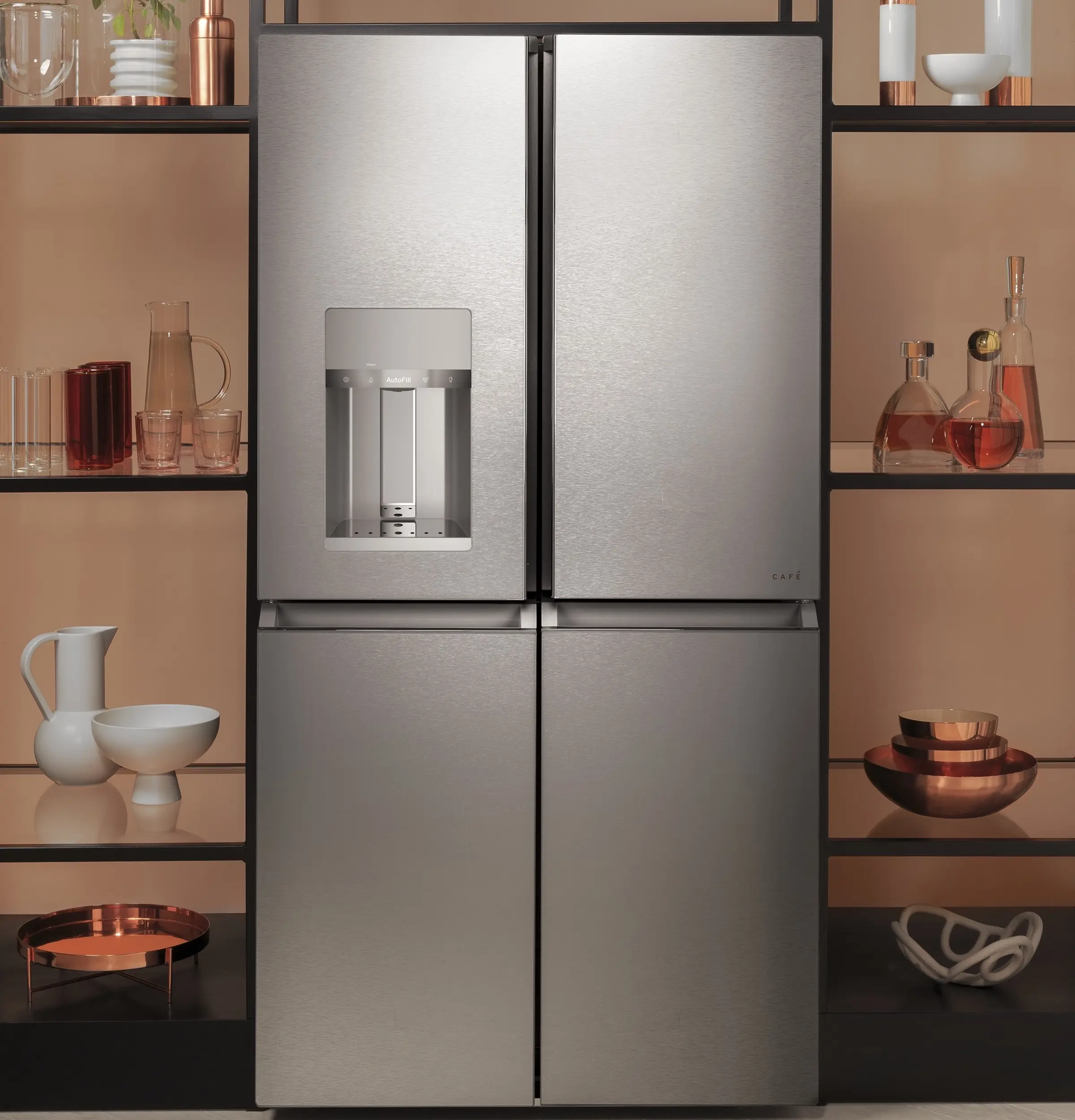 Cafe CQE28DM5NS5 Platinum Glass
