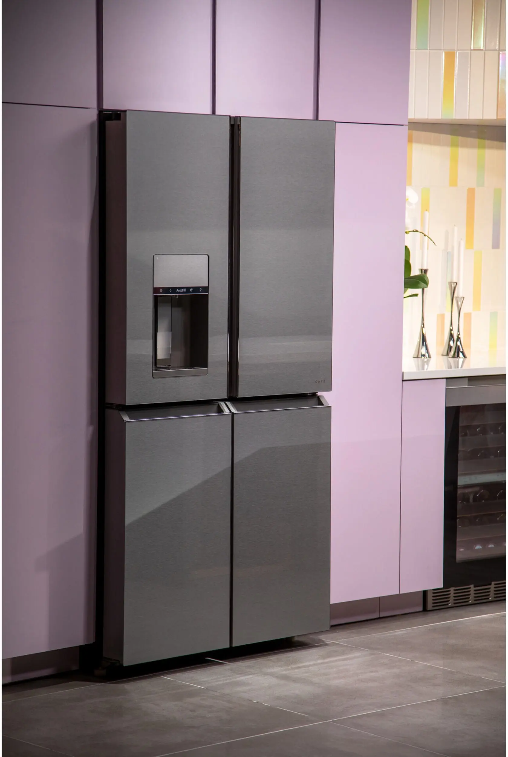 Cafe CQE28DM5NS5 Platinum Glass