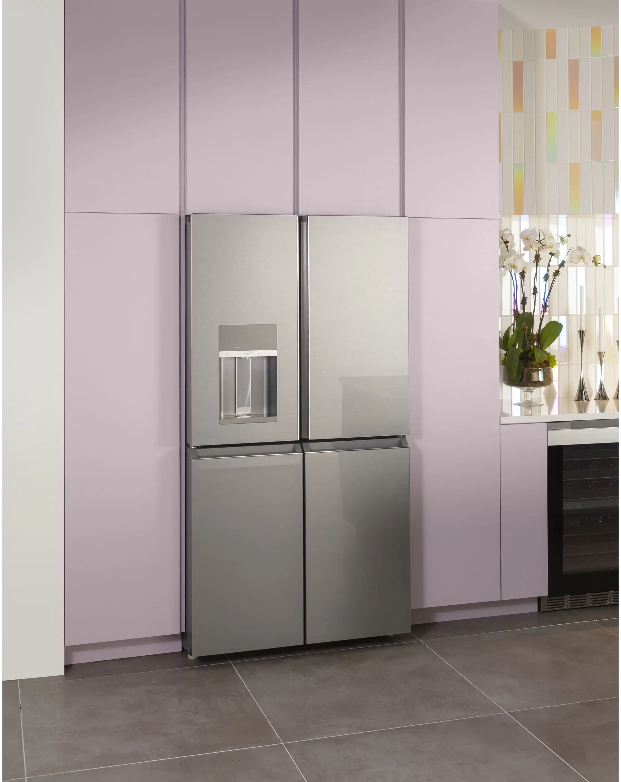 Cafe CQE28DM5NS5 Platinum Glass