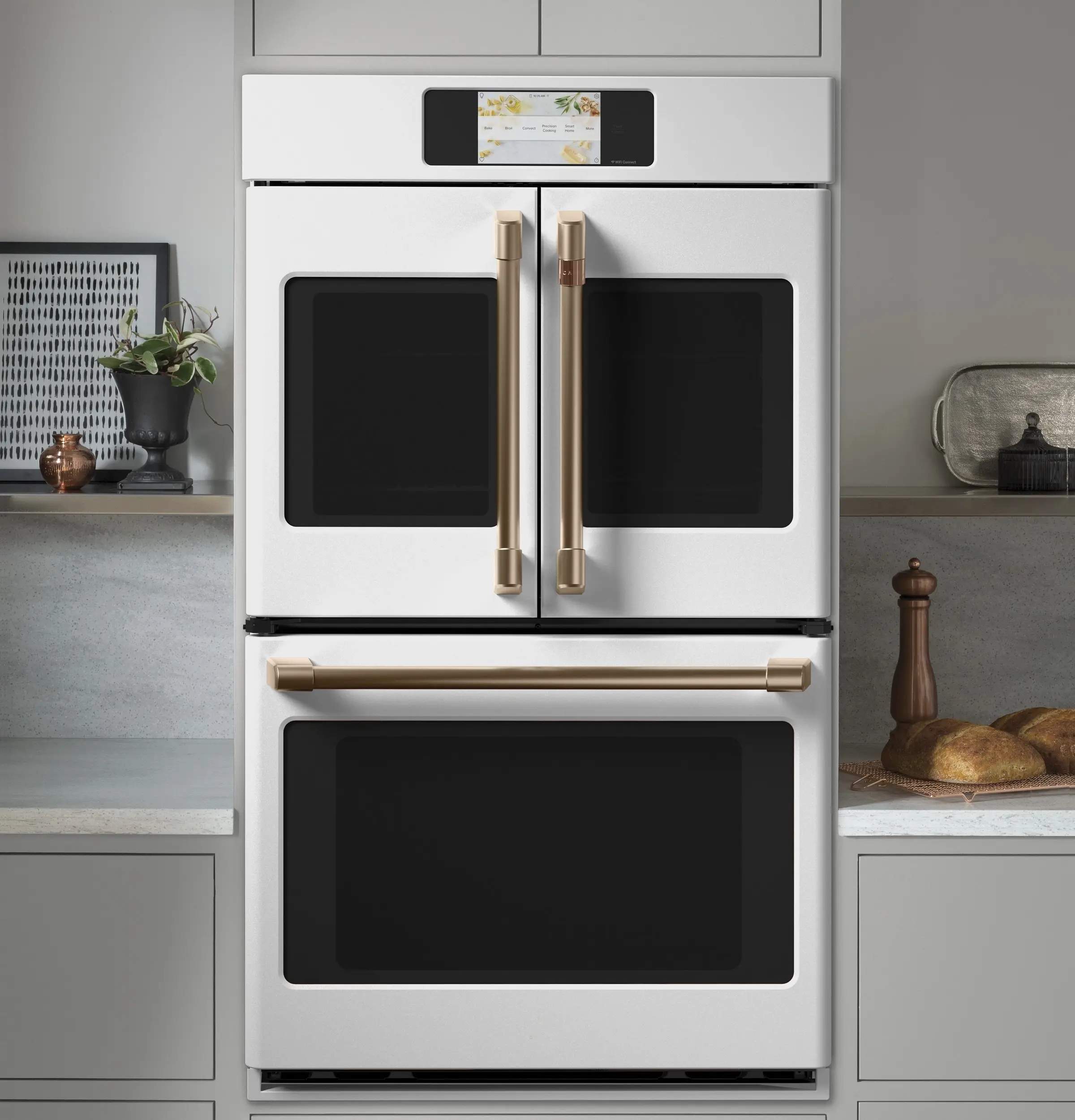 Cafe CTD90FP4NW2 30 Inch Double Convection Smart Electric Wall