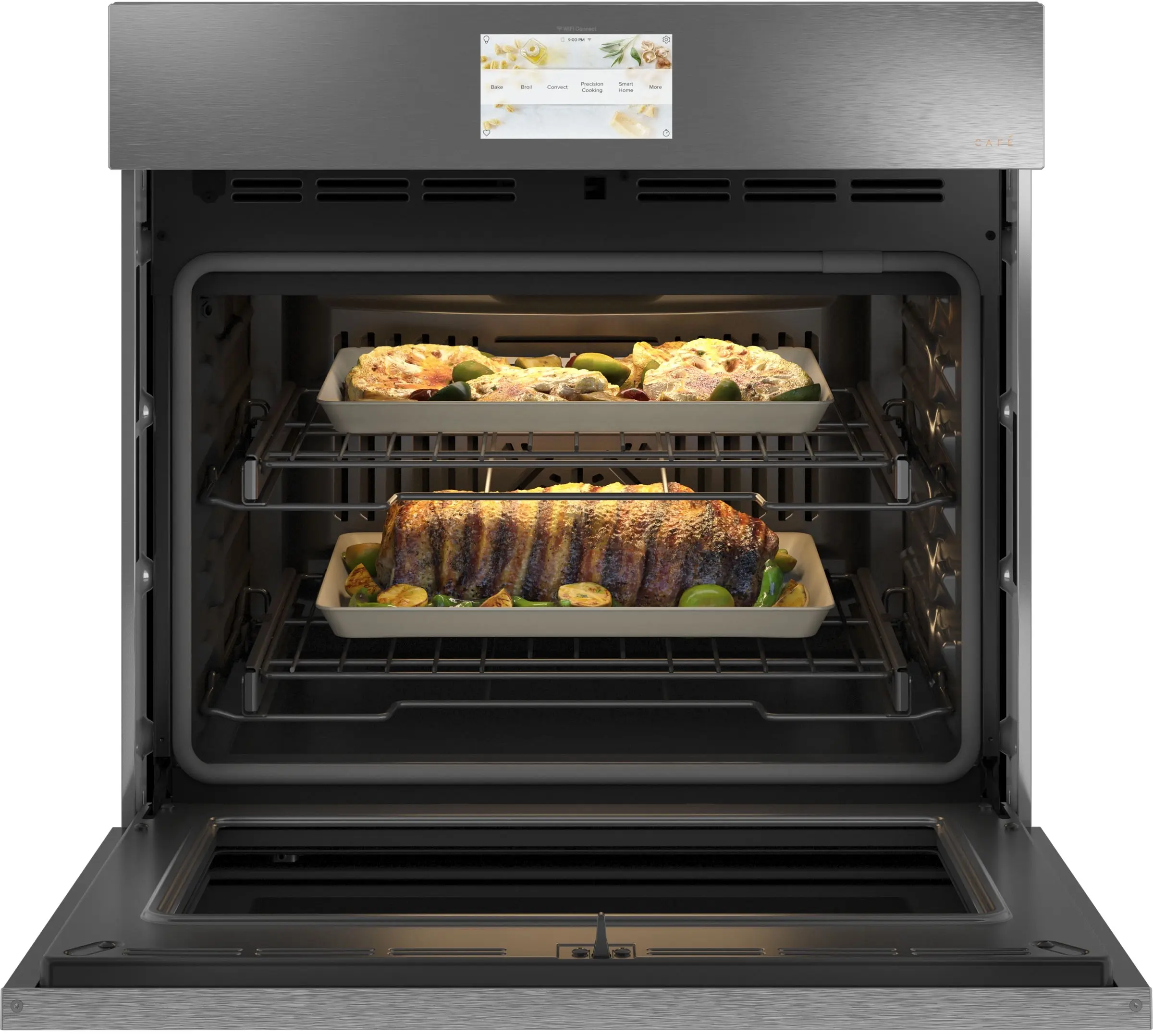 Cafe CTS90DM2NS5 Platinum Glass
