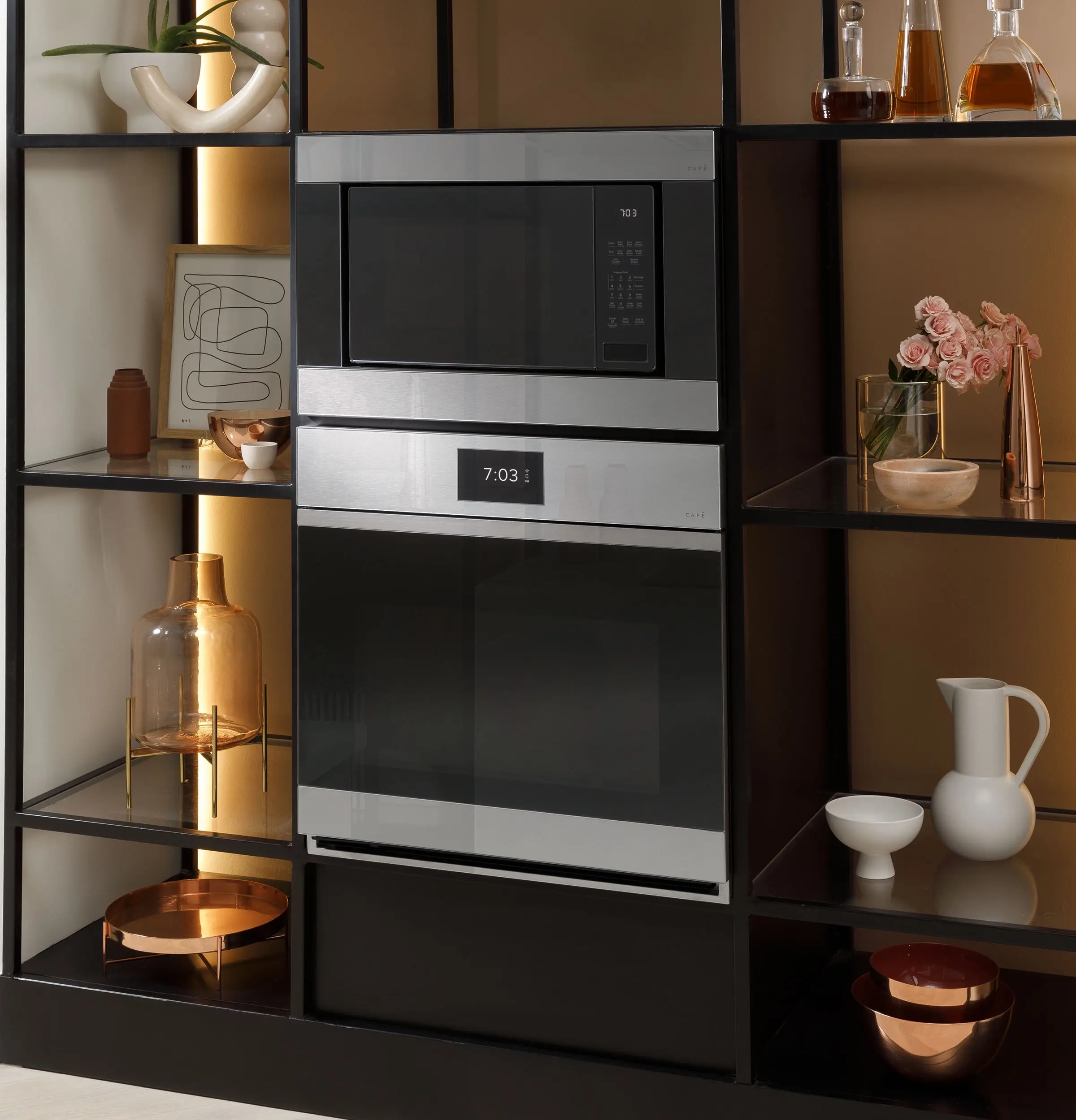 Cafe CTS90DM2NS5 Platinum Glass