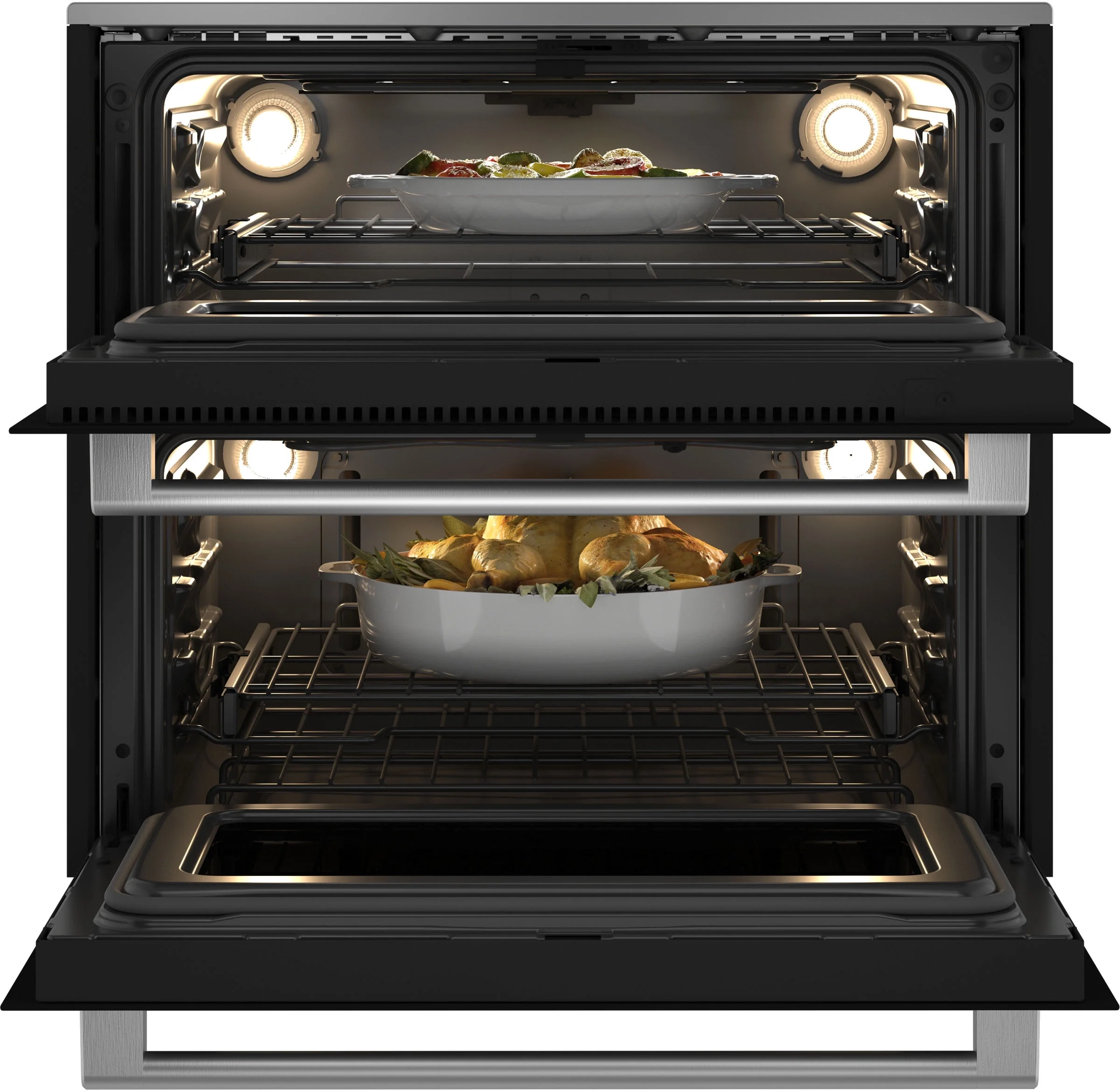 GE Cafe CTD90DM2NS5 Double Wall Oven - Thumbnail 2