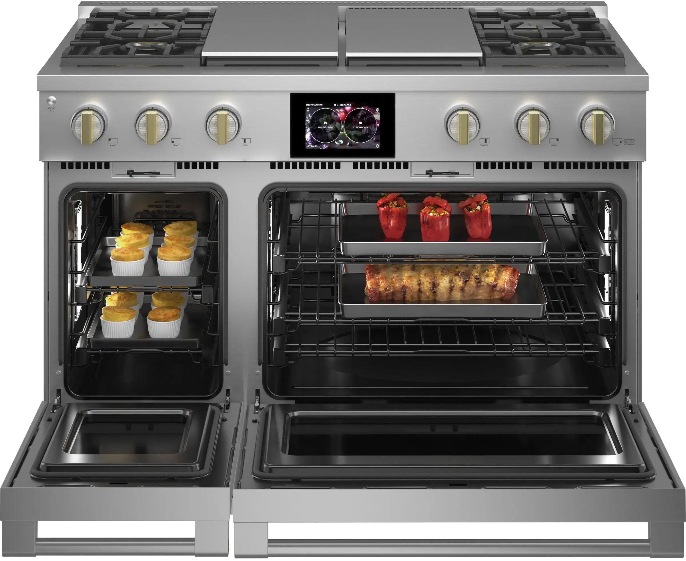 Monogram ZDP484NGTSS 48 Inch Freestanding Professional Dual Fuel