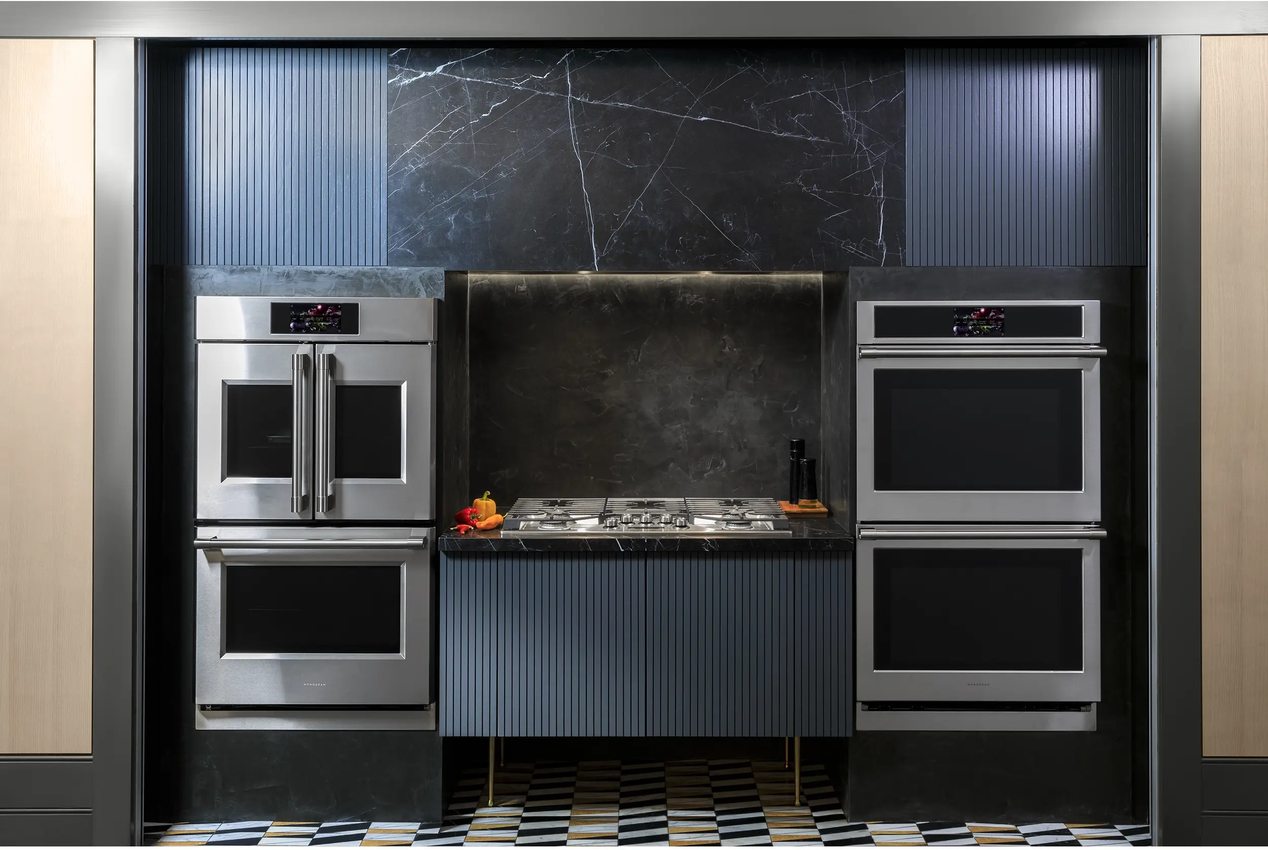 Monogram ZTD90DPSNSS 30 Inch Double Convection Smart Electric Wall