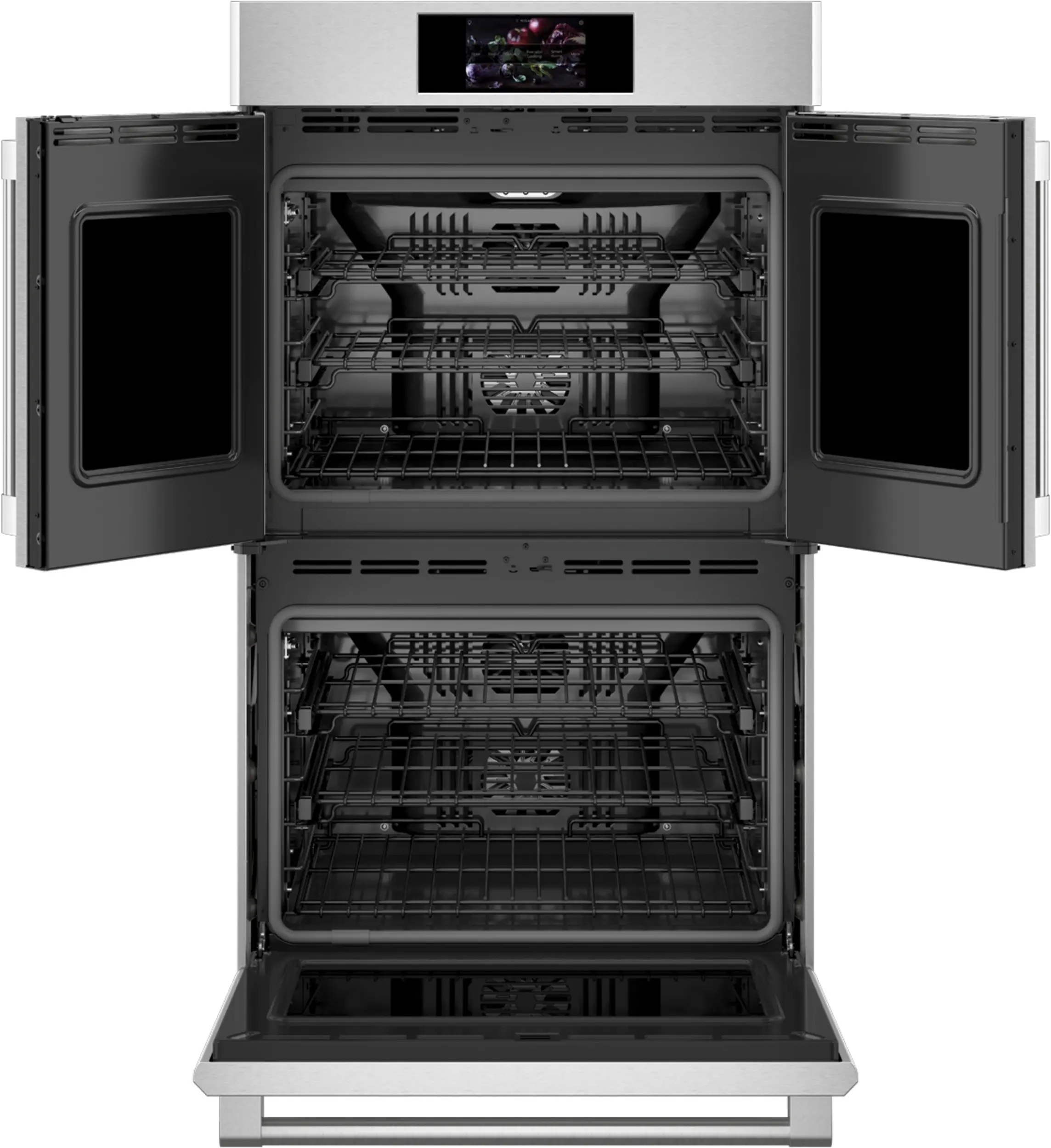 Monogram ZTDX1FPSNSS 30 Inch Double Convection Smart Electric Wall