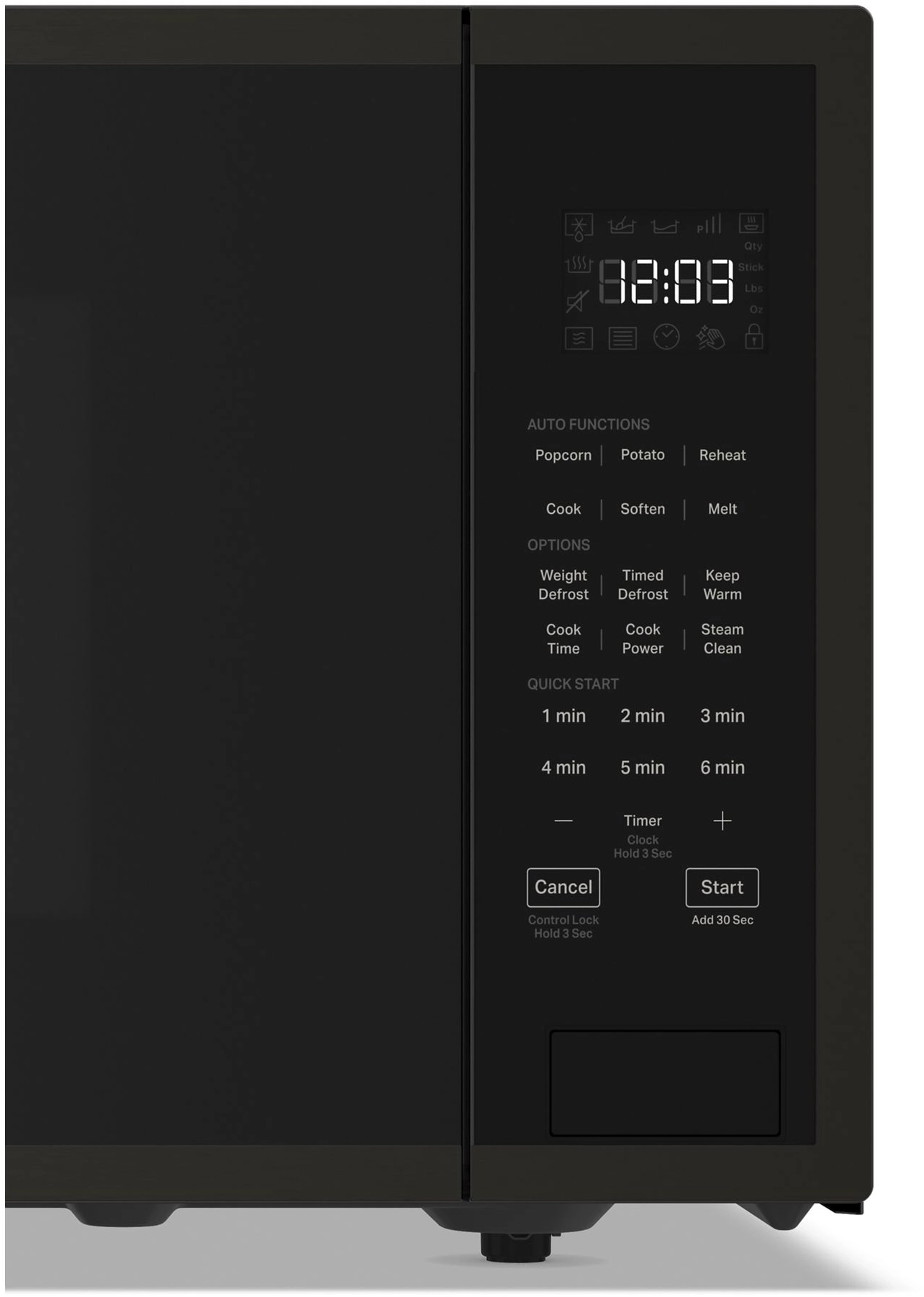 KitchenAid KMCS122PBS Black Stainless Steel with PrintShield Finish