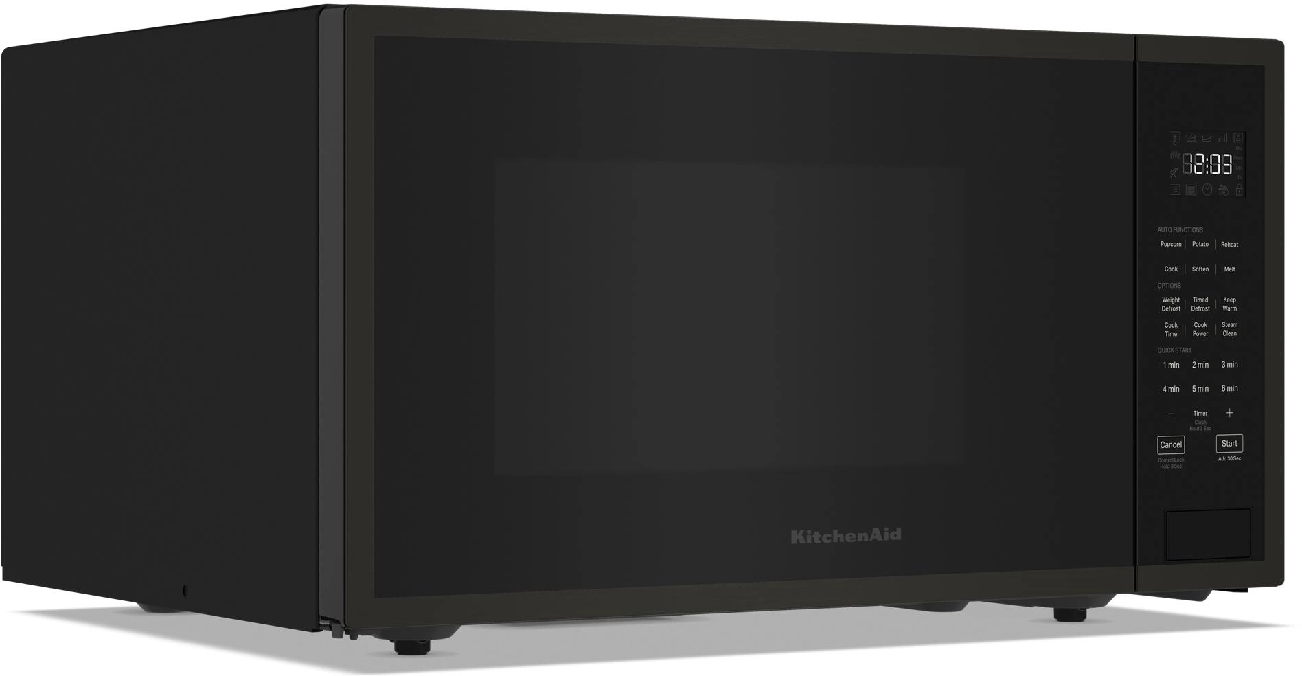 KitchenAid KMCS122PBS Black Stainless Steel with PrintShield Finish