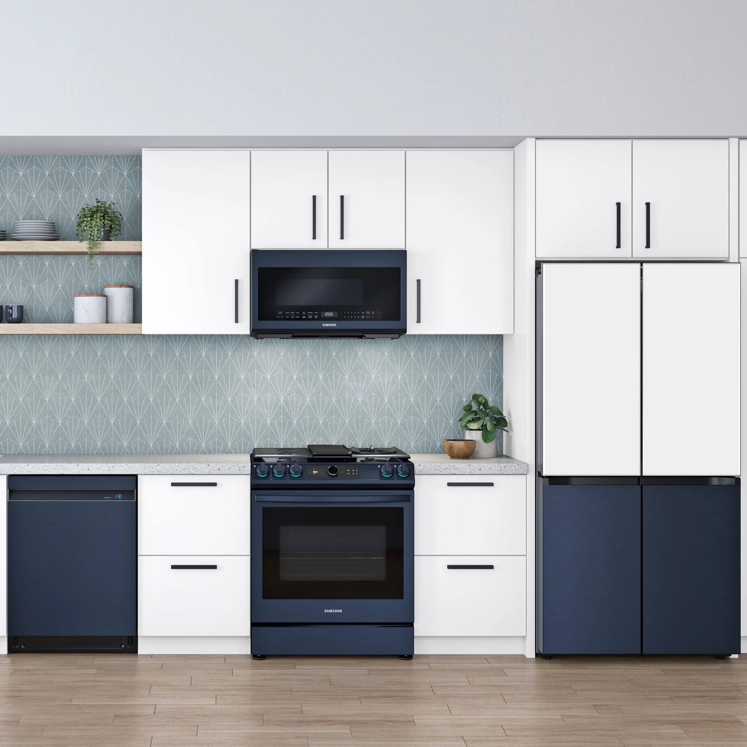 Samsung ME21A706BQN Navy Steel
