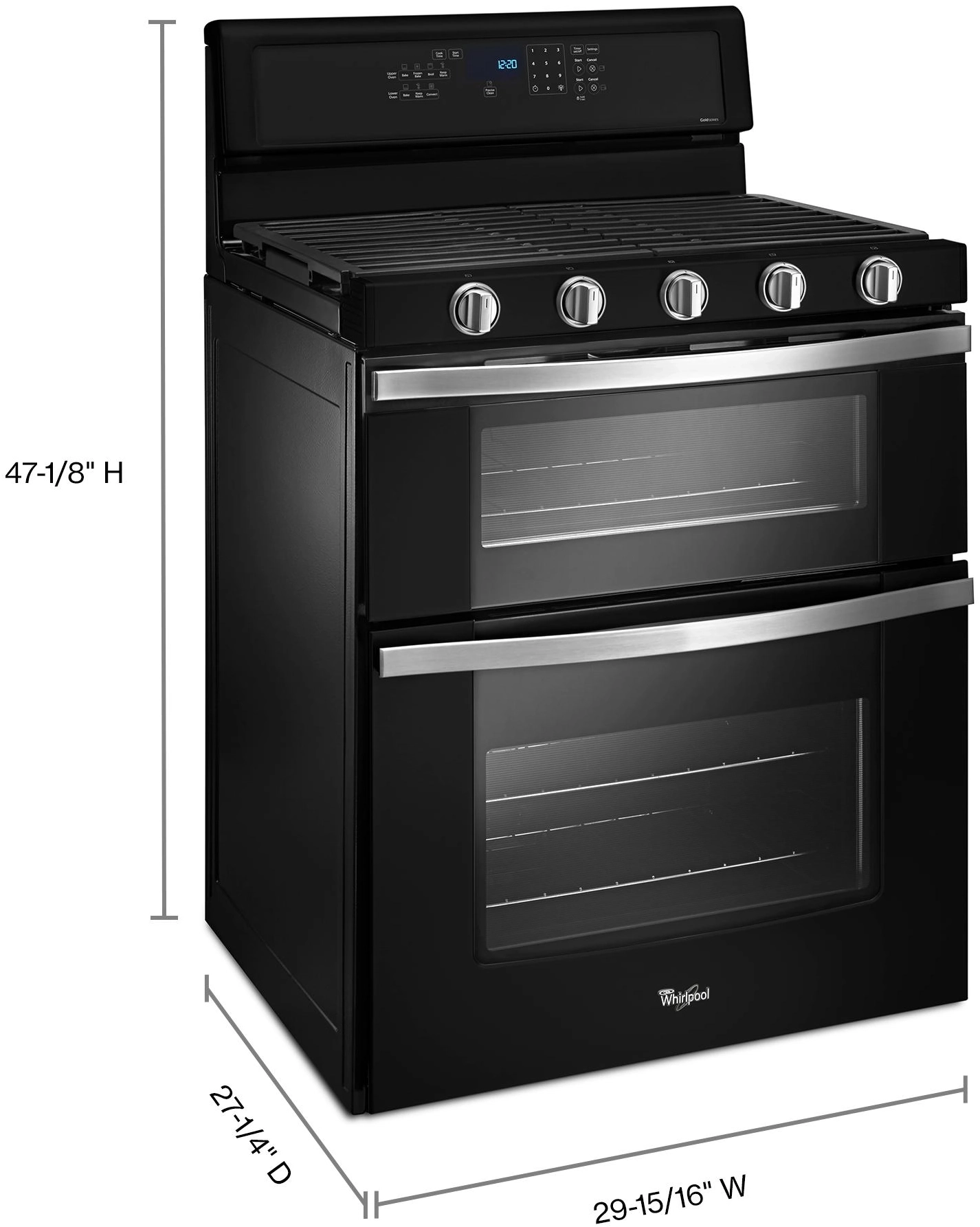 Whirlpool WGG745S0FE Black Ice